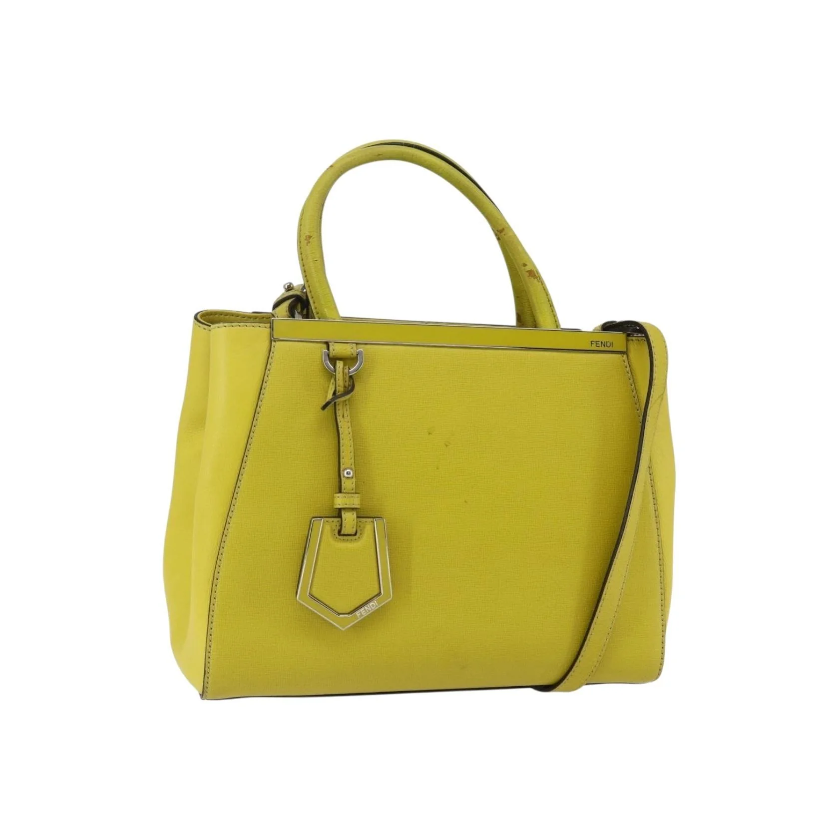 Sac Fendi 2Jours - Yellow - Image 15