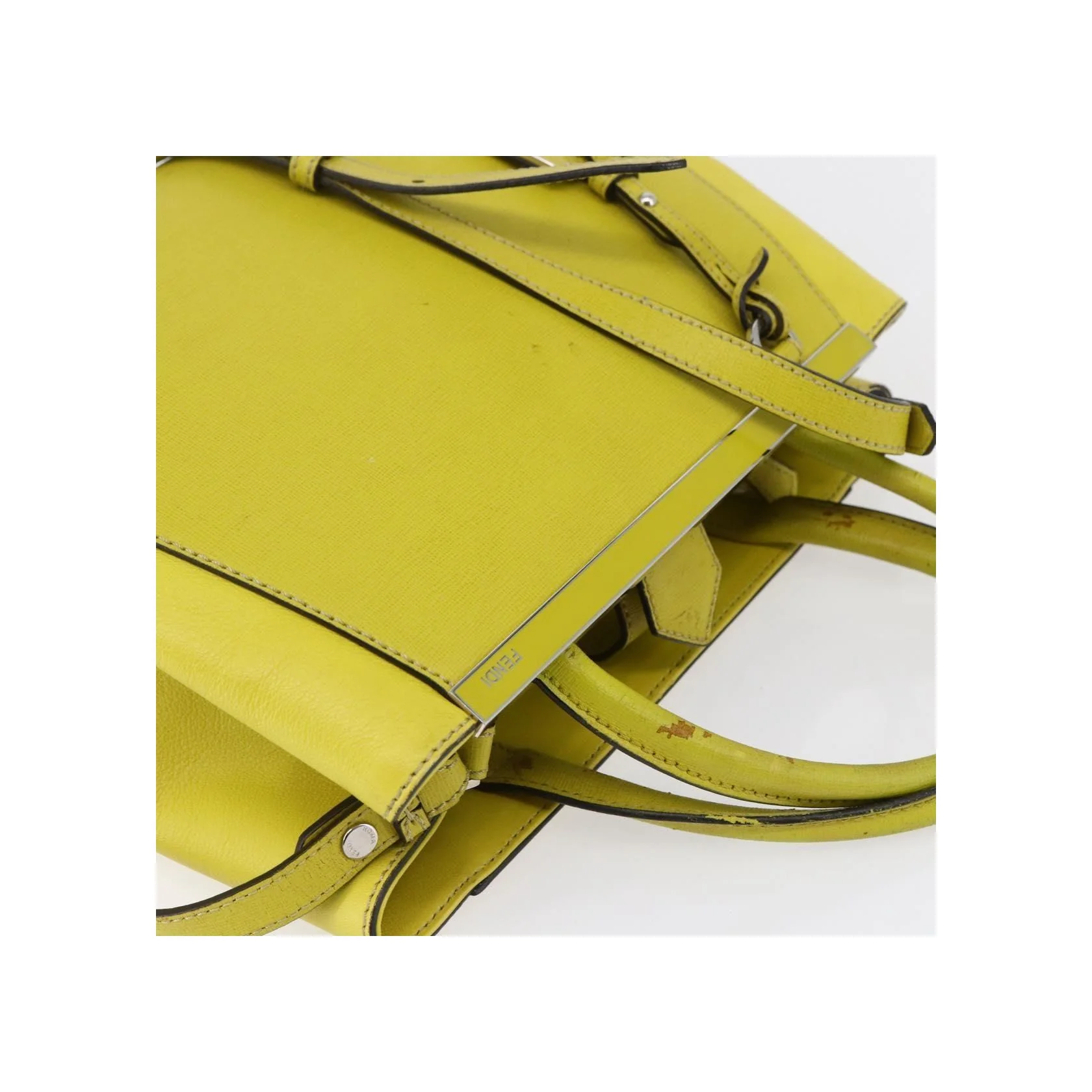 Sac Fendi 2Jours - Yellow - Image 16