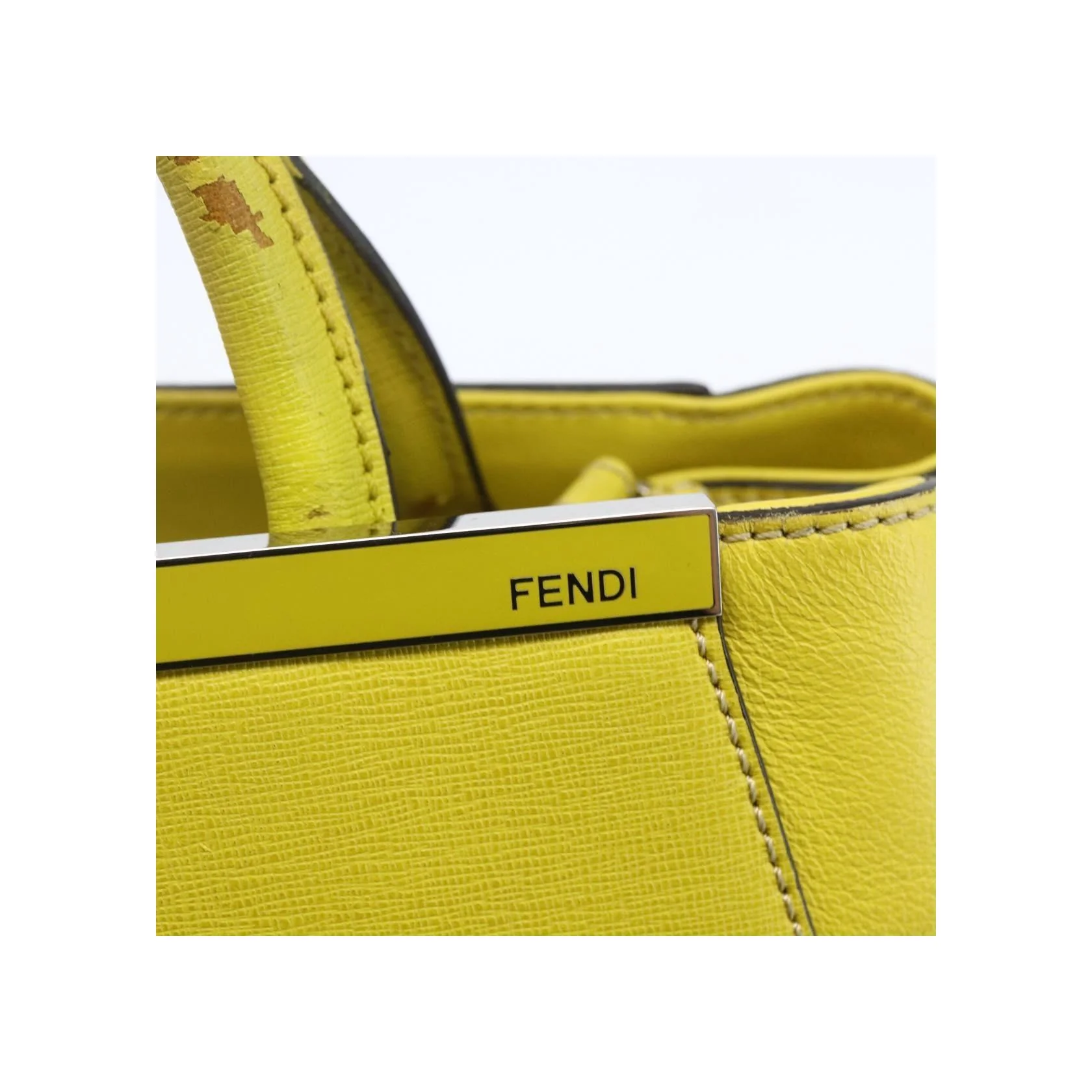 Sac Fendi 2Jours - Yellow - Image 21