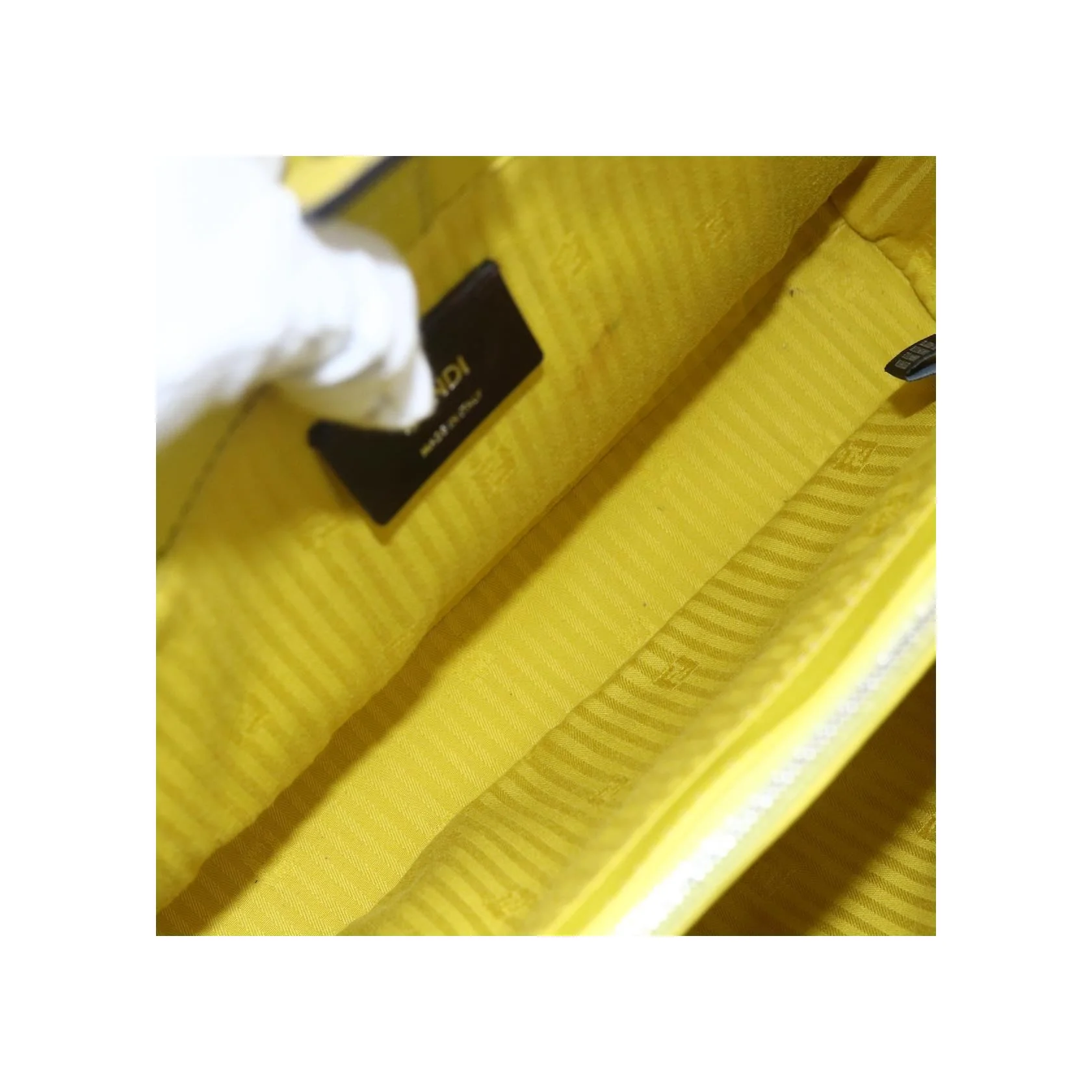 Sac Fendi 2Jours - Yellow - Image 5