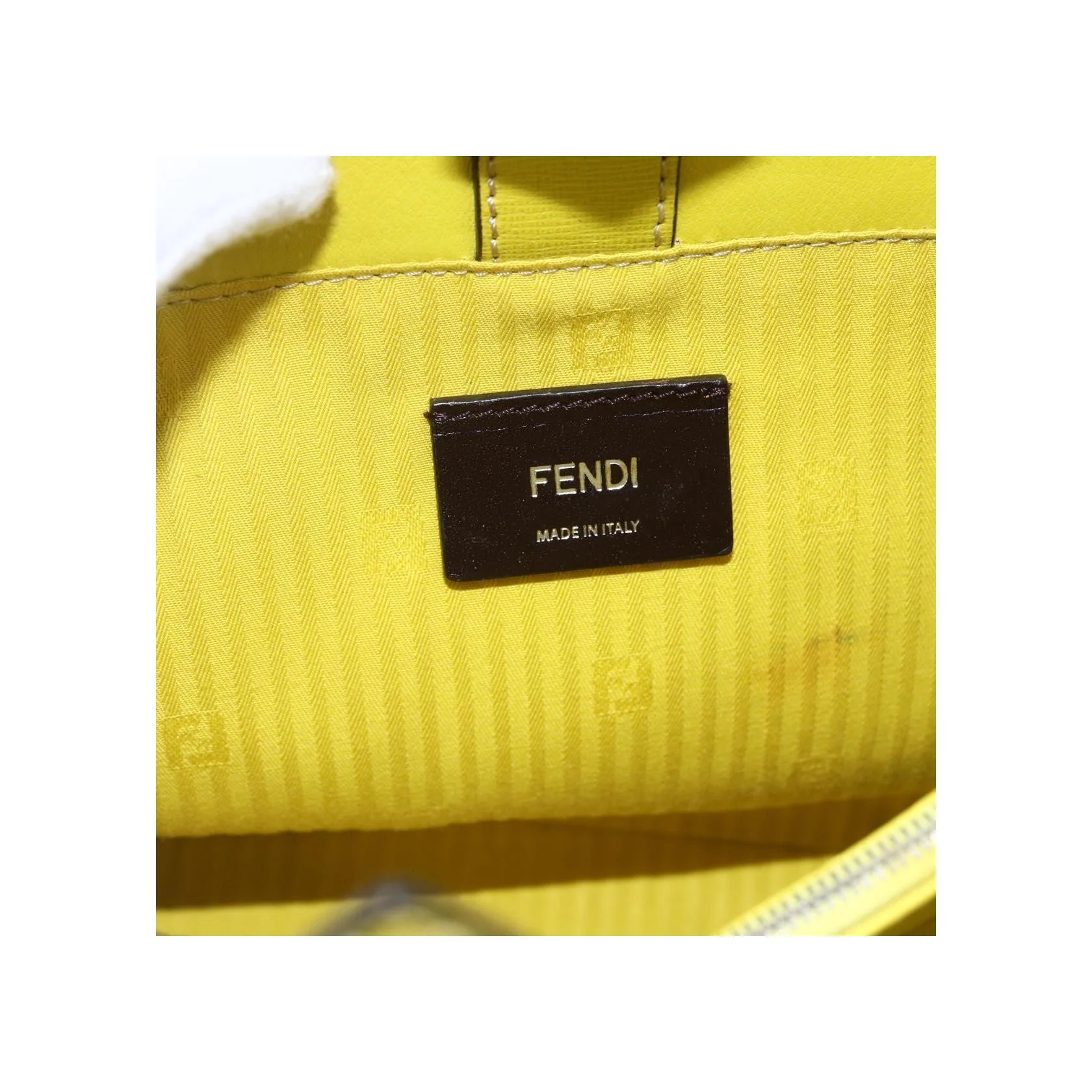 Sac Fendi 2Jours - Yellow - Image 6