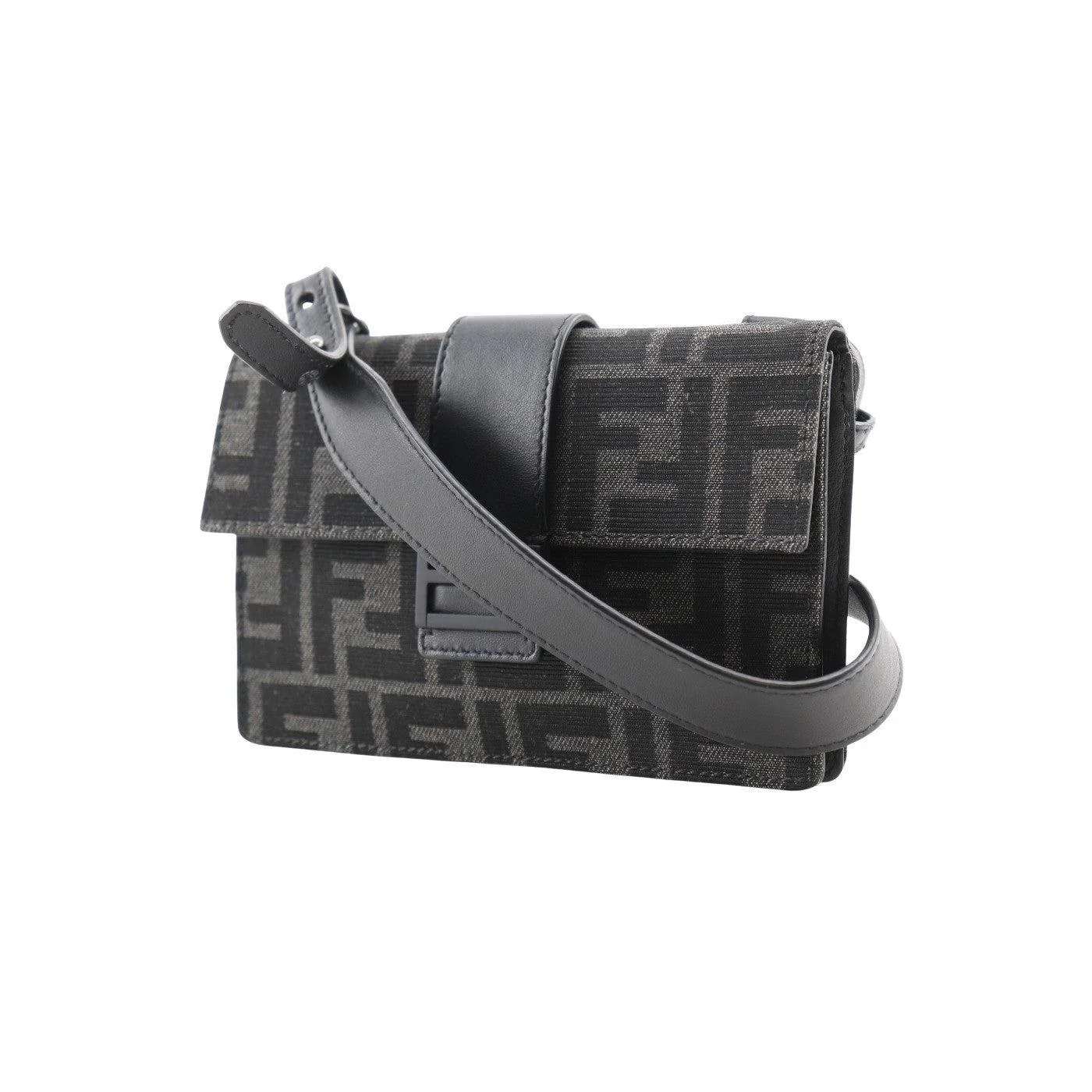 Sac Ceinture Baguette Convertible Fendi - Black - Image 10