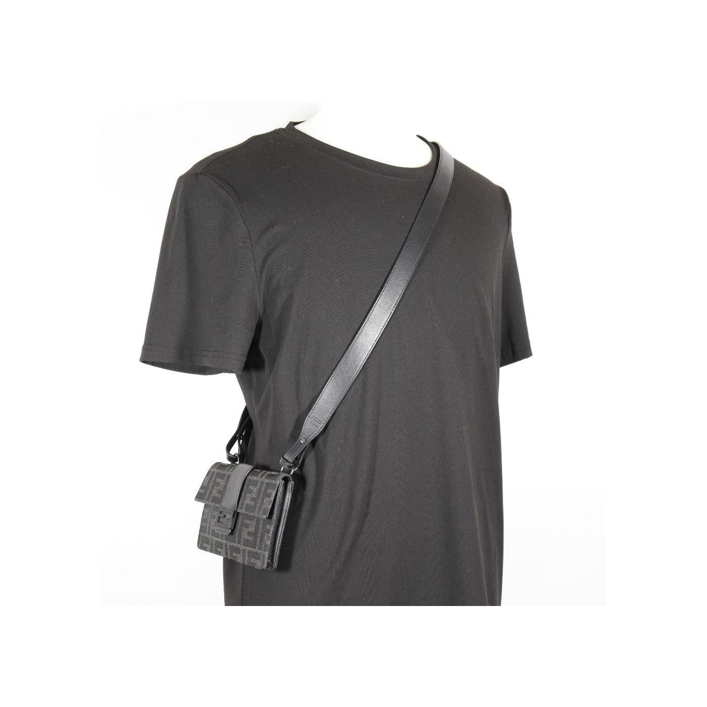 Sac Ceinture Baguette Convertible Fendi - Black - Image 8