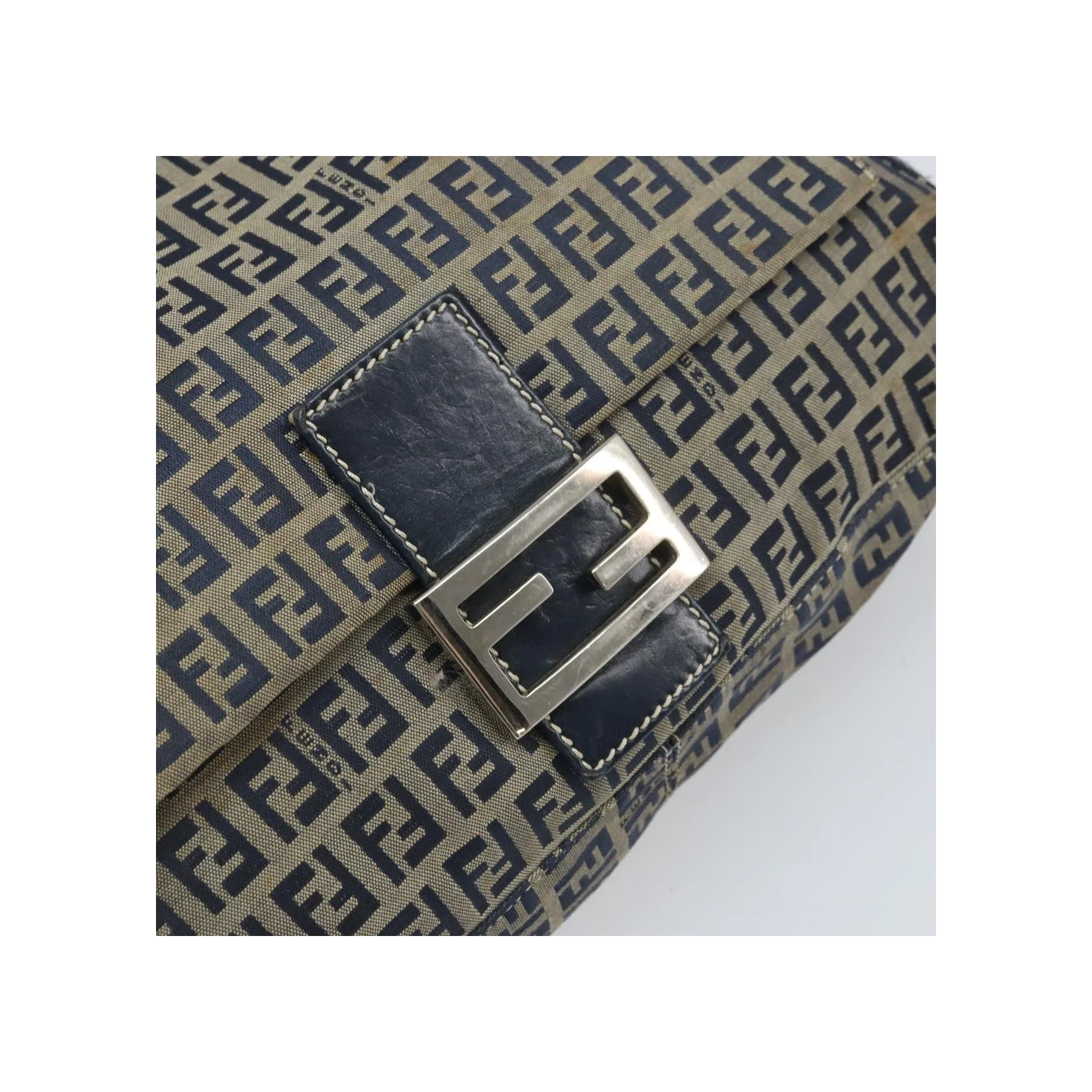 Sac Baguette Fendi Mamma - Navy - Image 16