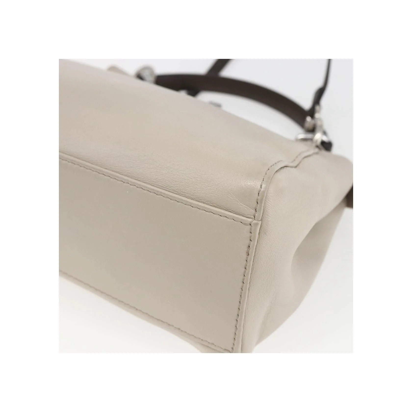 Sac Fendi Peekaboo - Beige - Image 12