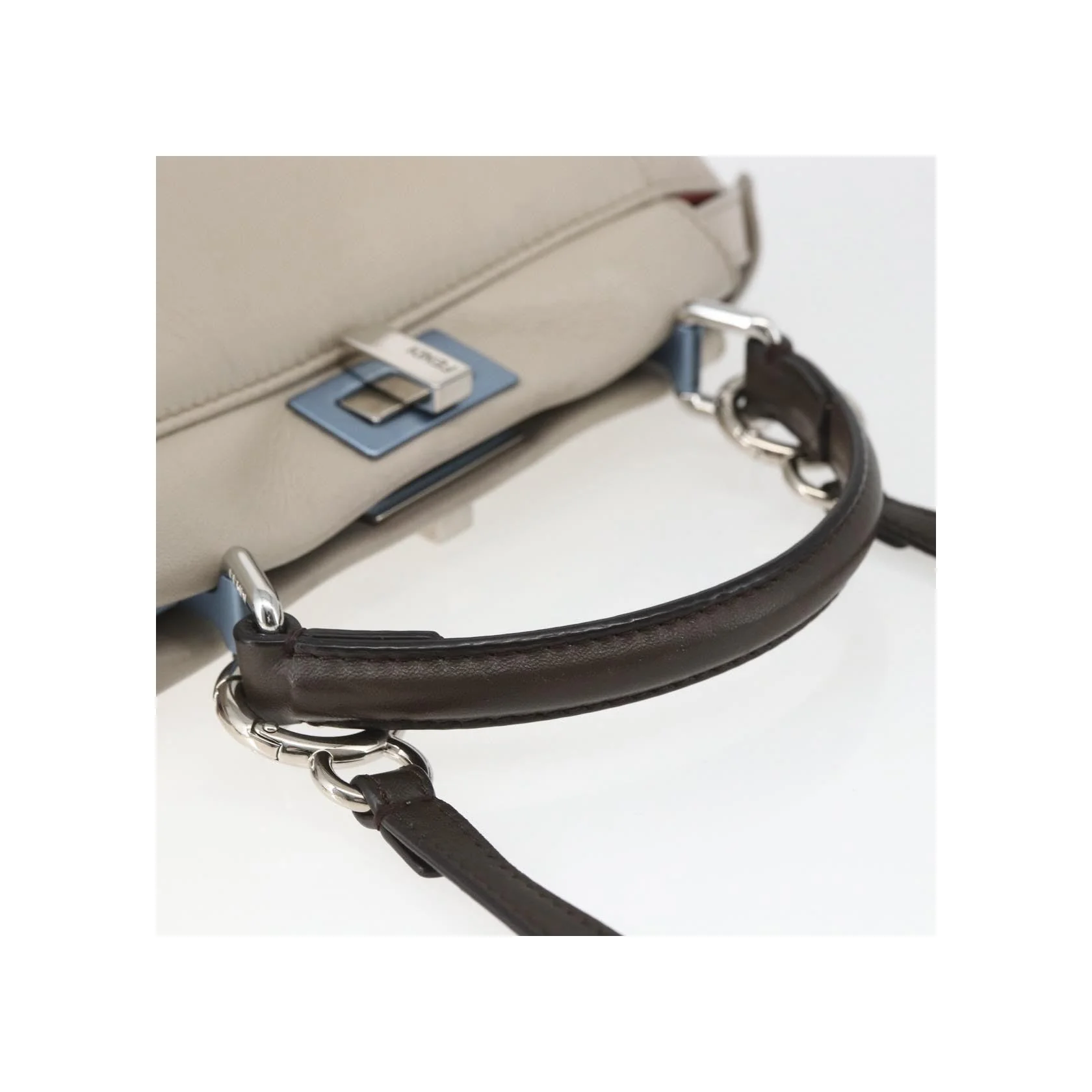 Sac Fendi Peekaboo - Beige - Image 16