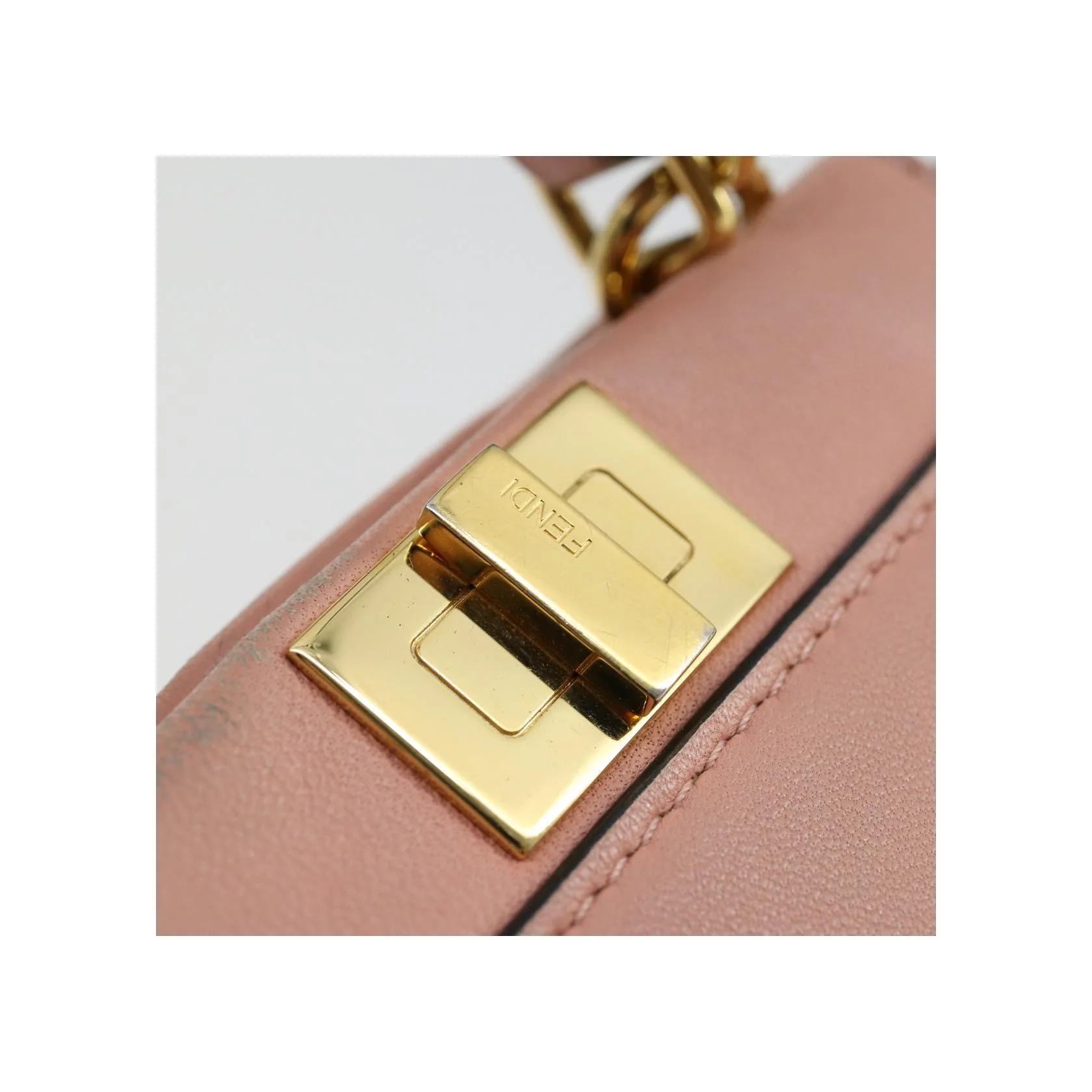 Sac Fendi Peekaboo - Pink - Image 13