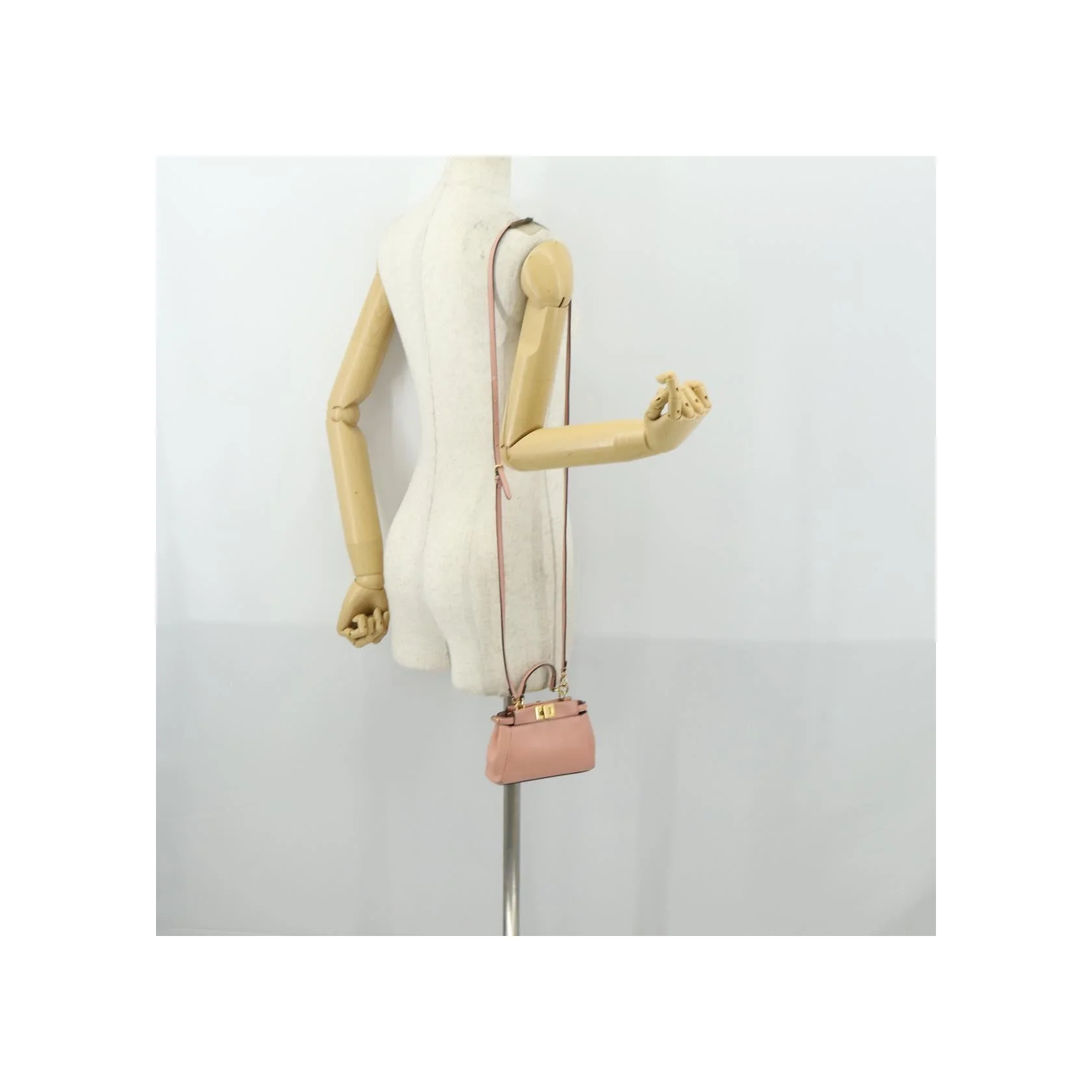 Sac Fendi Peekaboo - Pink - Image 15