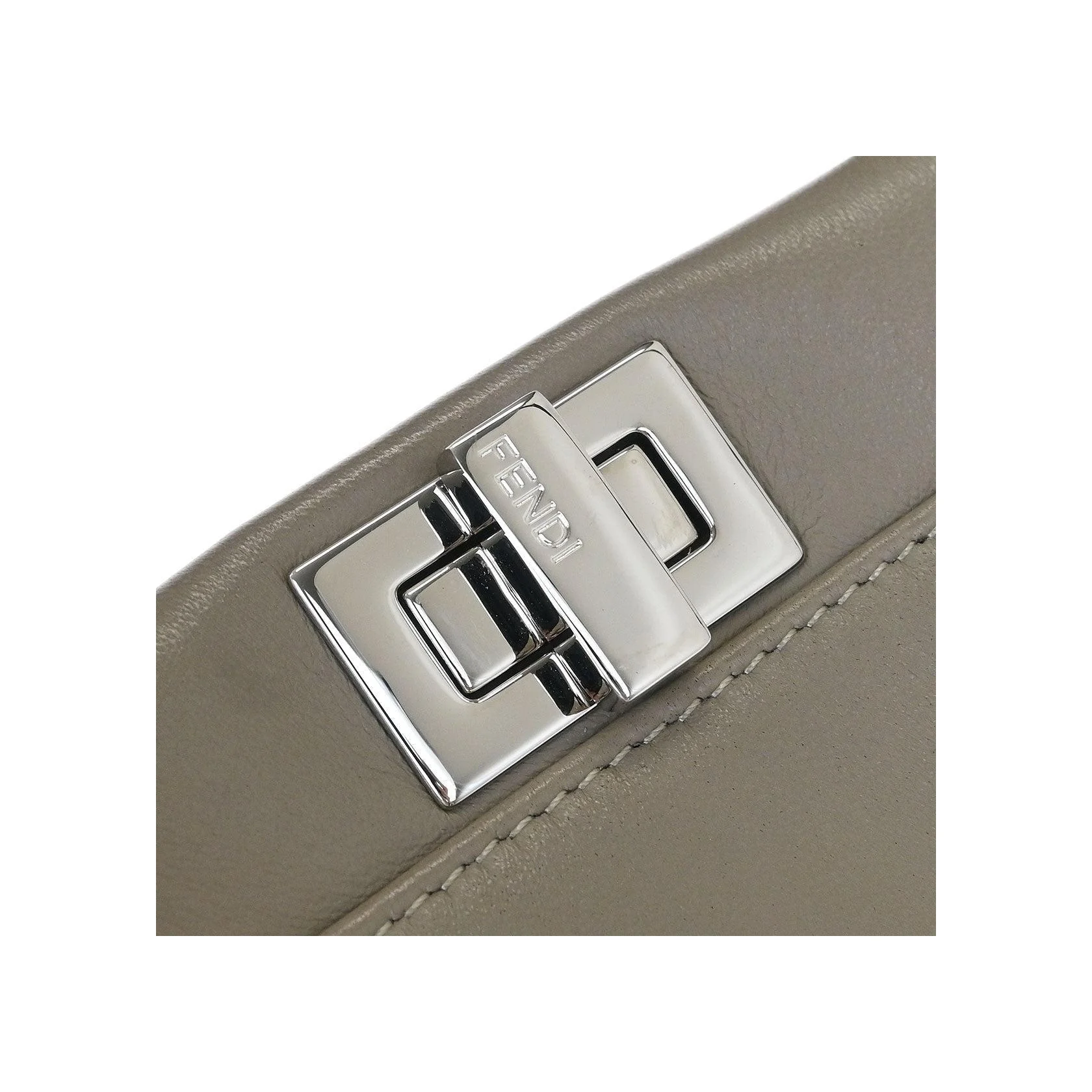Sac Fendi Peekaboo - Gray - Image 9