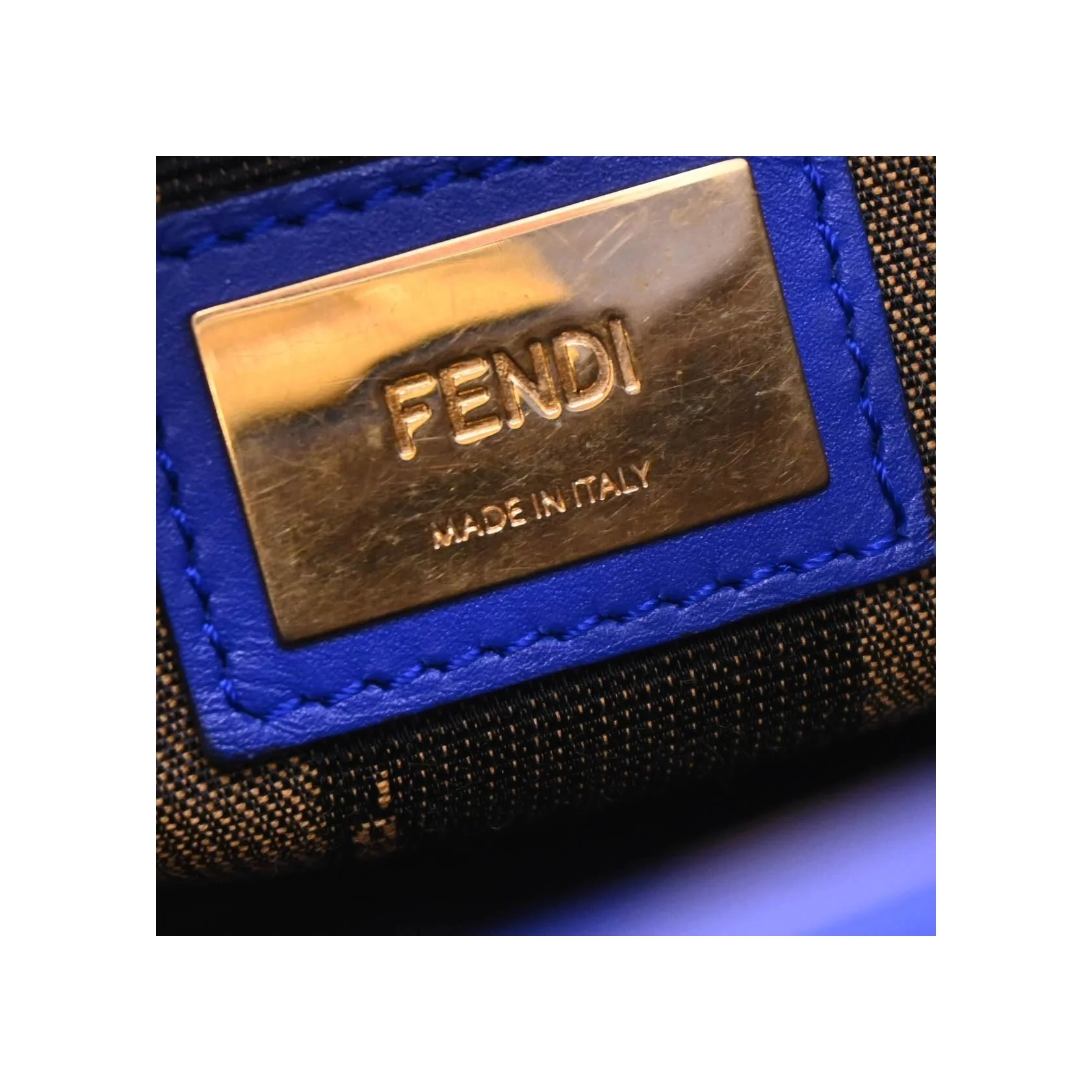 Sac Fendi Peekaboo - Blue - Image 4