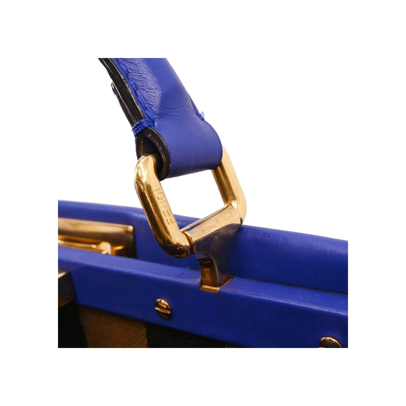 Sac Fendi Peekaboo - Blue - Image 6