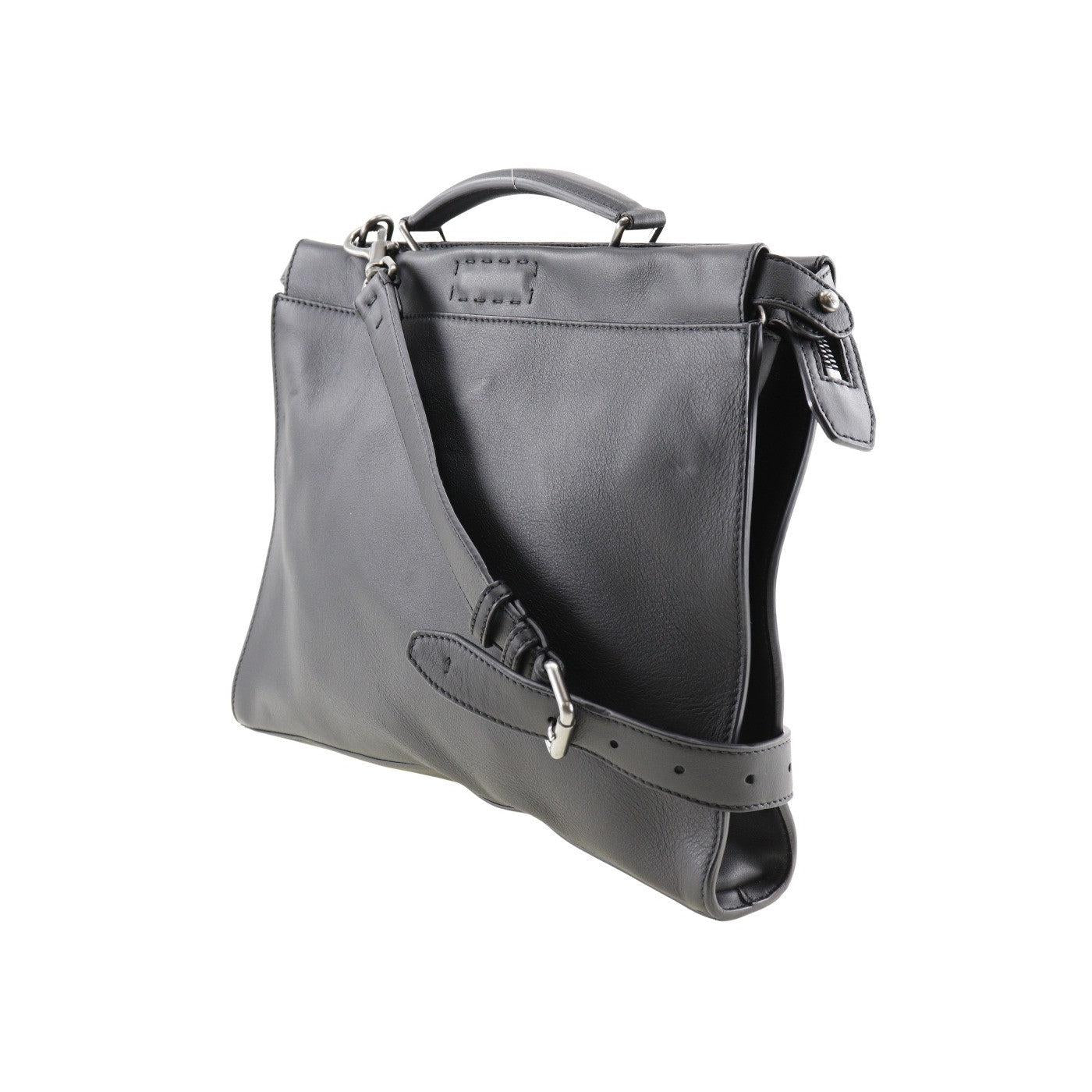 Sac Fendi Peekaboo Iconic Fit - Black - Image 9