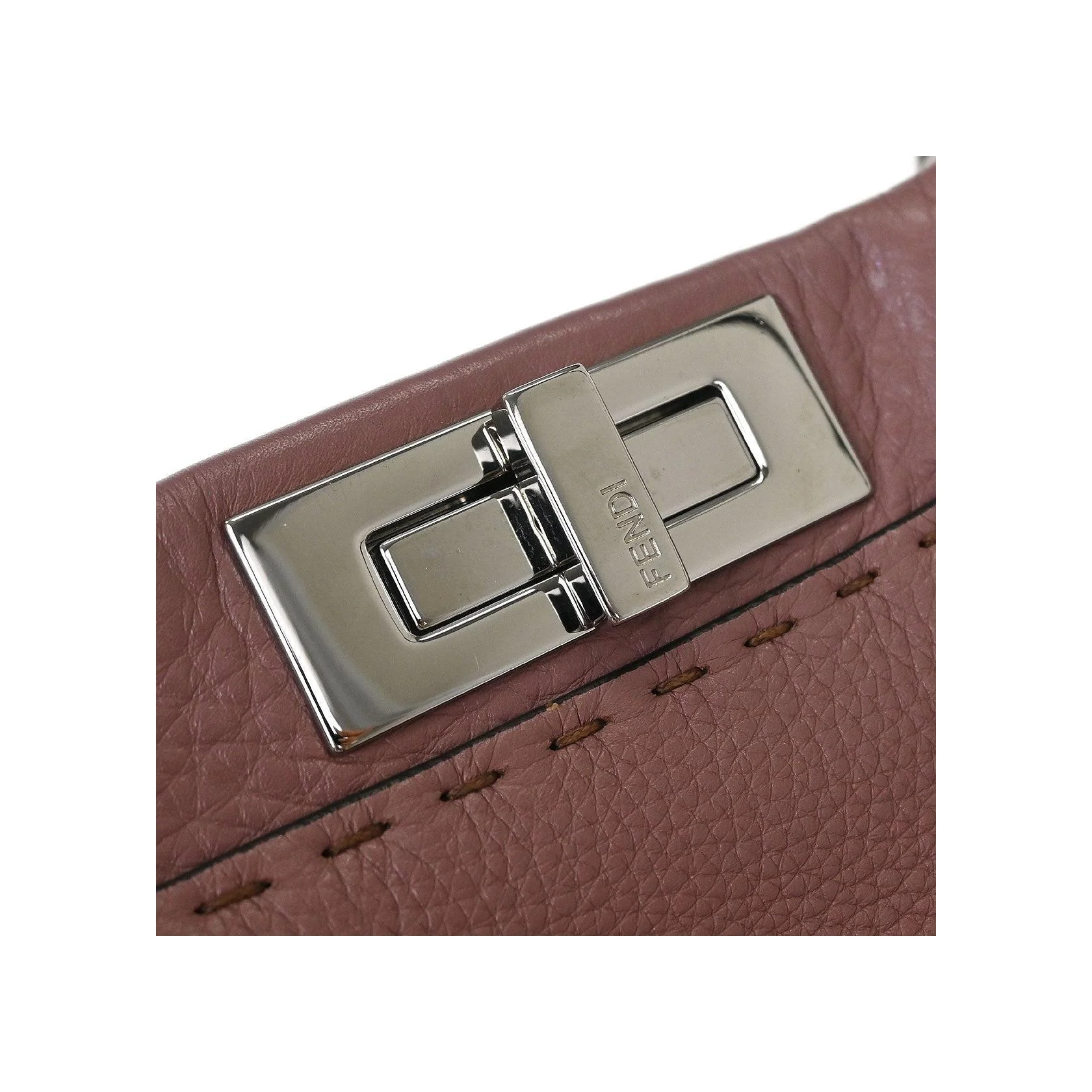 Sac Fendi Selleria Peekaboo - Purple - Image 8