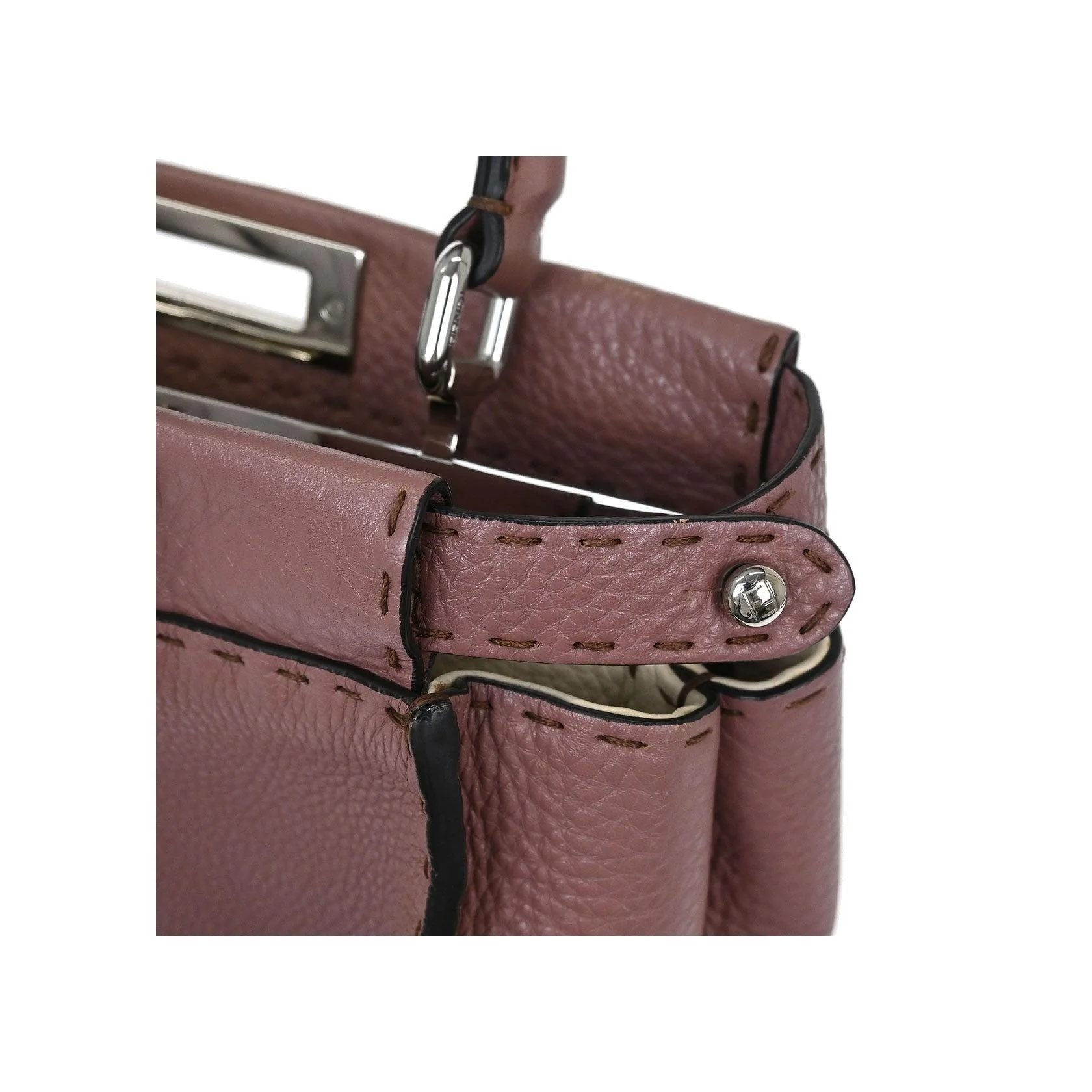 Sac Fendi Selleria Peekaboo - Purple - Image 9