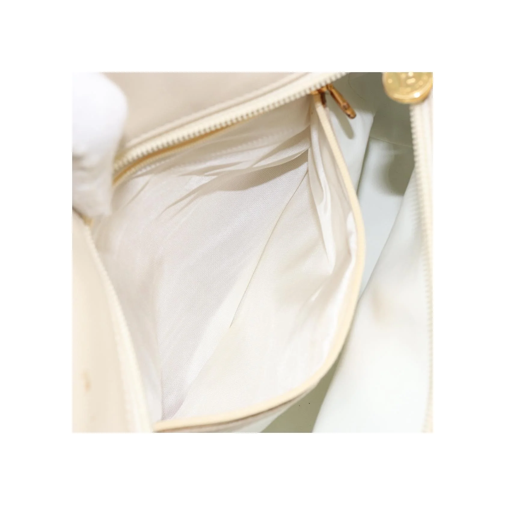 Sac À Main Fendi Wave Stitch - Beige - Image 20