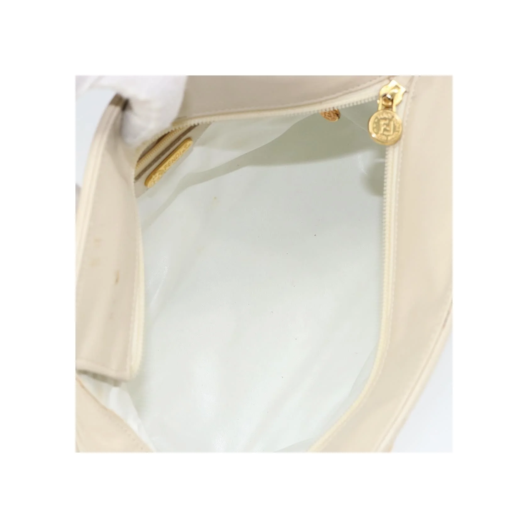 Sac À Main Fendi Wave Stitch - Beige - Image 5