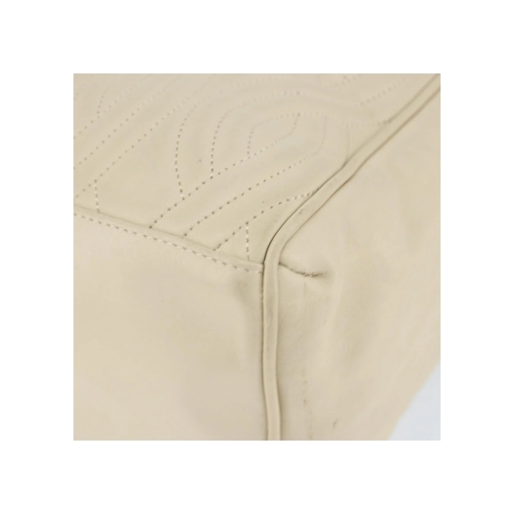 Sac À Main Fendi Wave Stitch - Beige - Image 8
