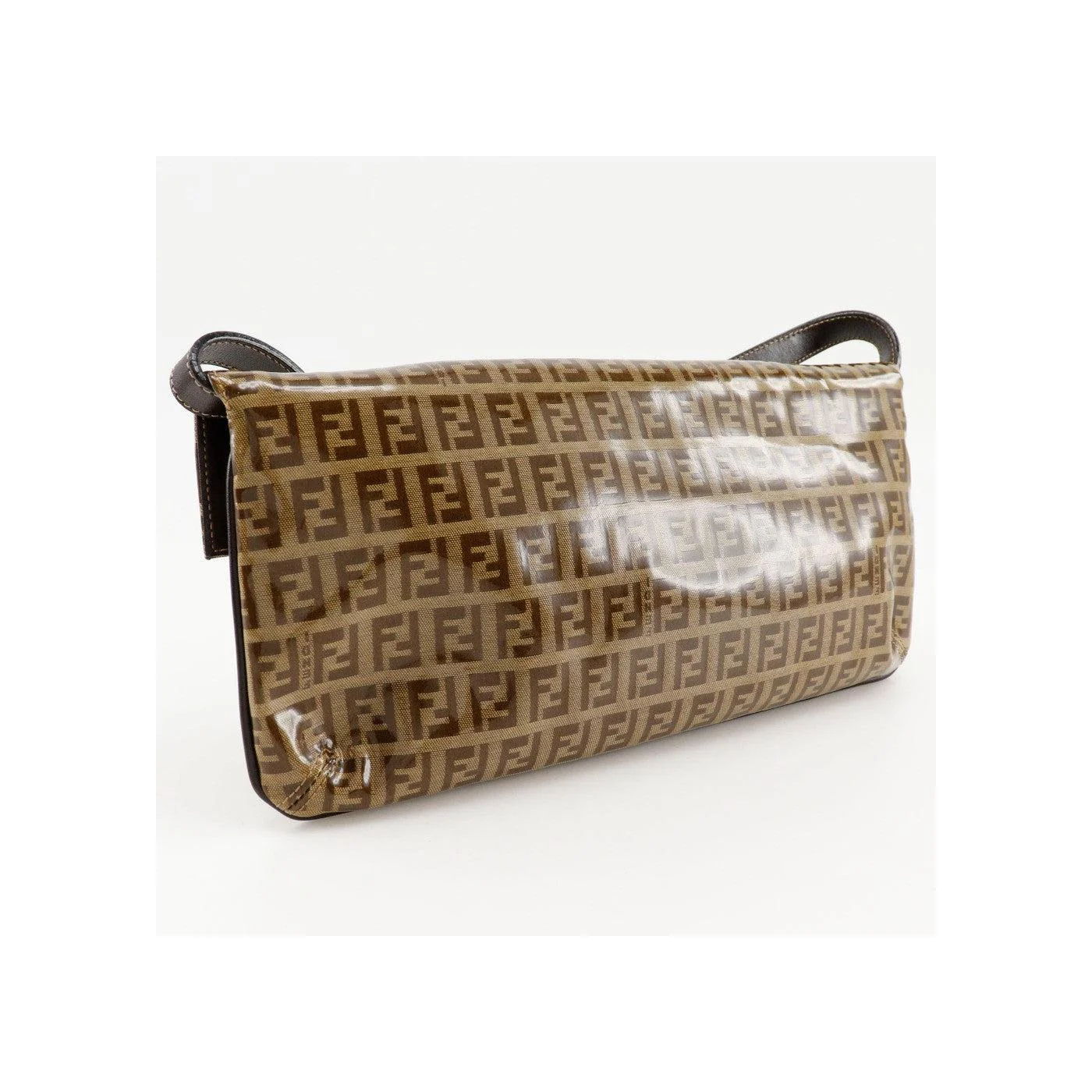 Sac Baguette Fendi Zucchino Mamma - Brown - Image 2