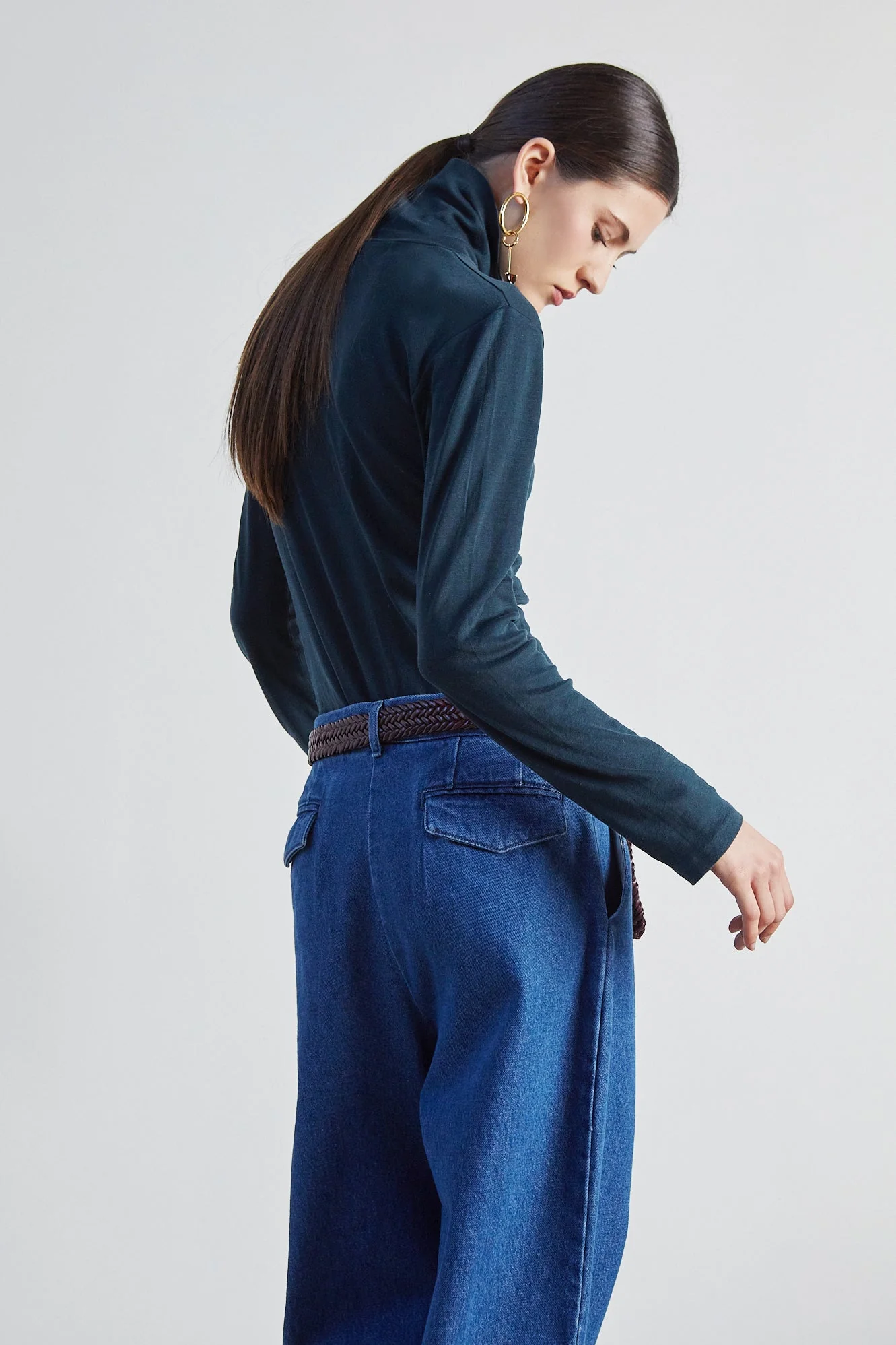 Pantalon Ferdinand - Dark Denim - Femme - Image 4