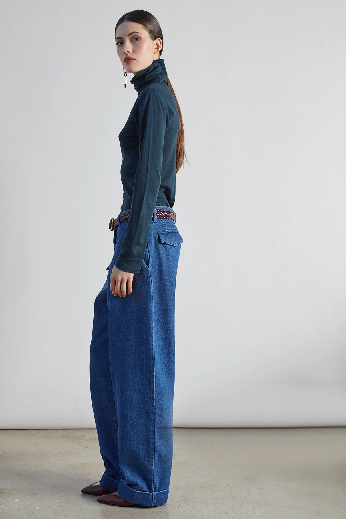 Pantalon Ferdinand - Dark Denim - Femme - Image 5