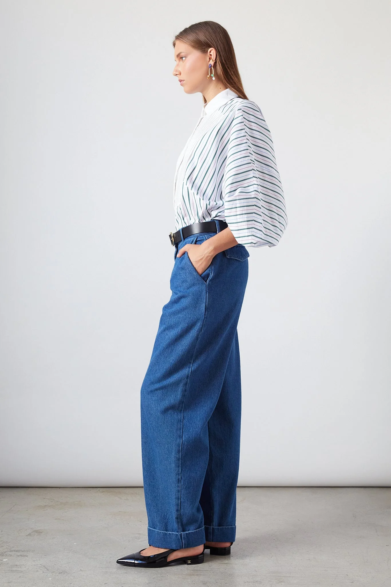 Pantalon Ferdinand - Dark Denim - Femme - Image 7