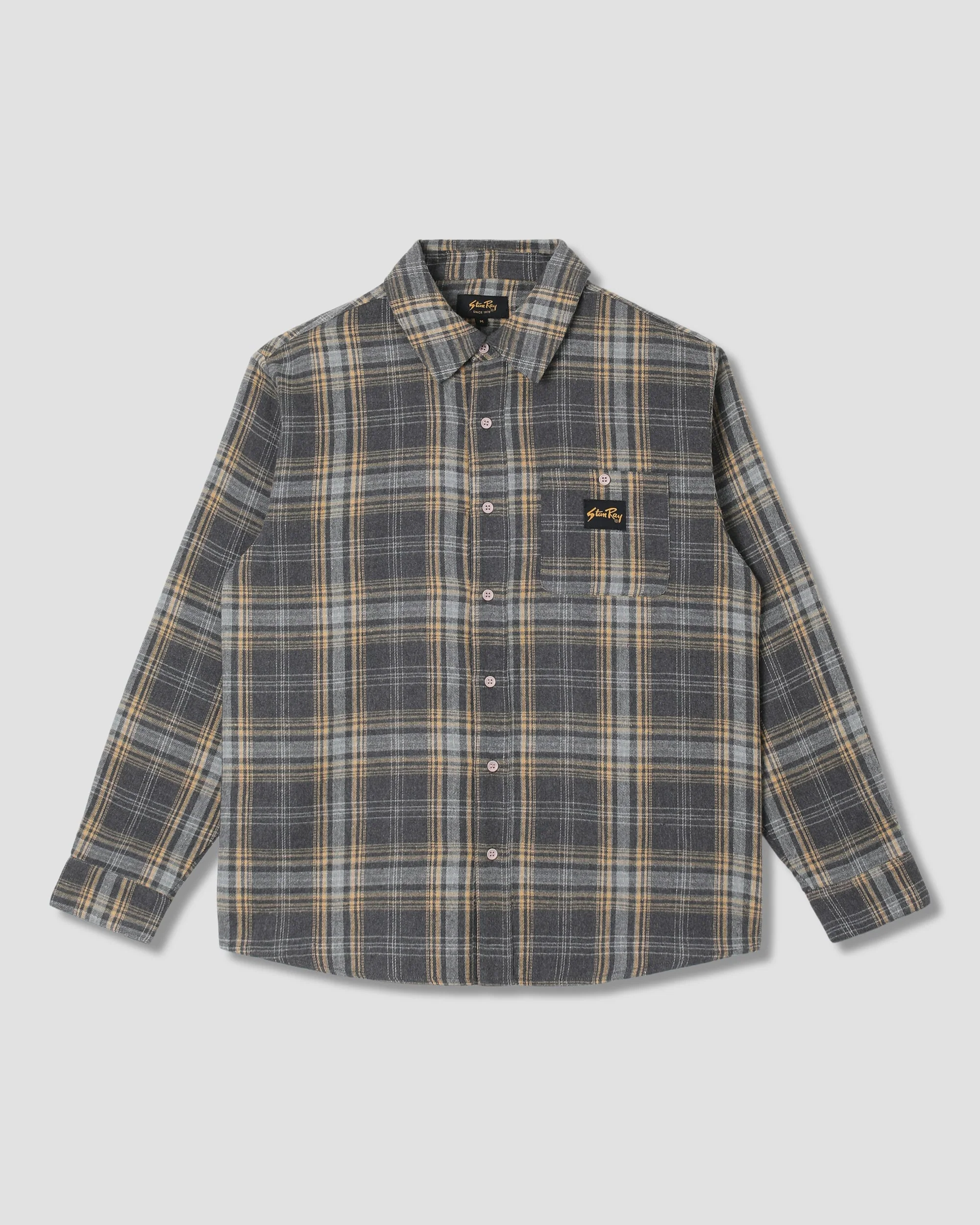Flannel Shirt - Charcoal Plaid - Image 2
