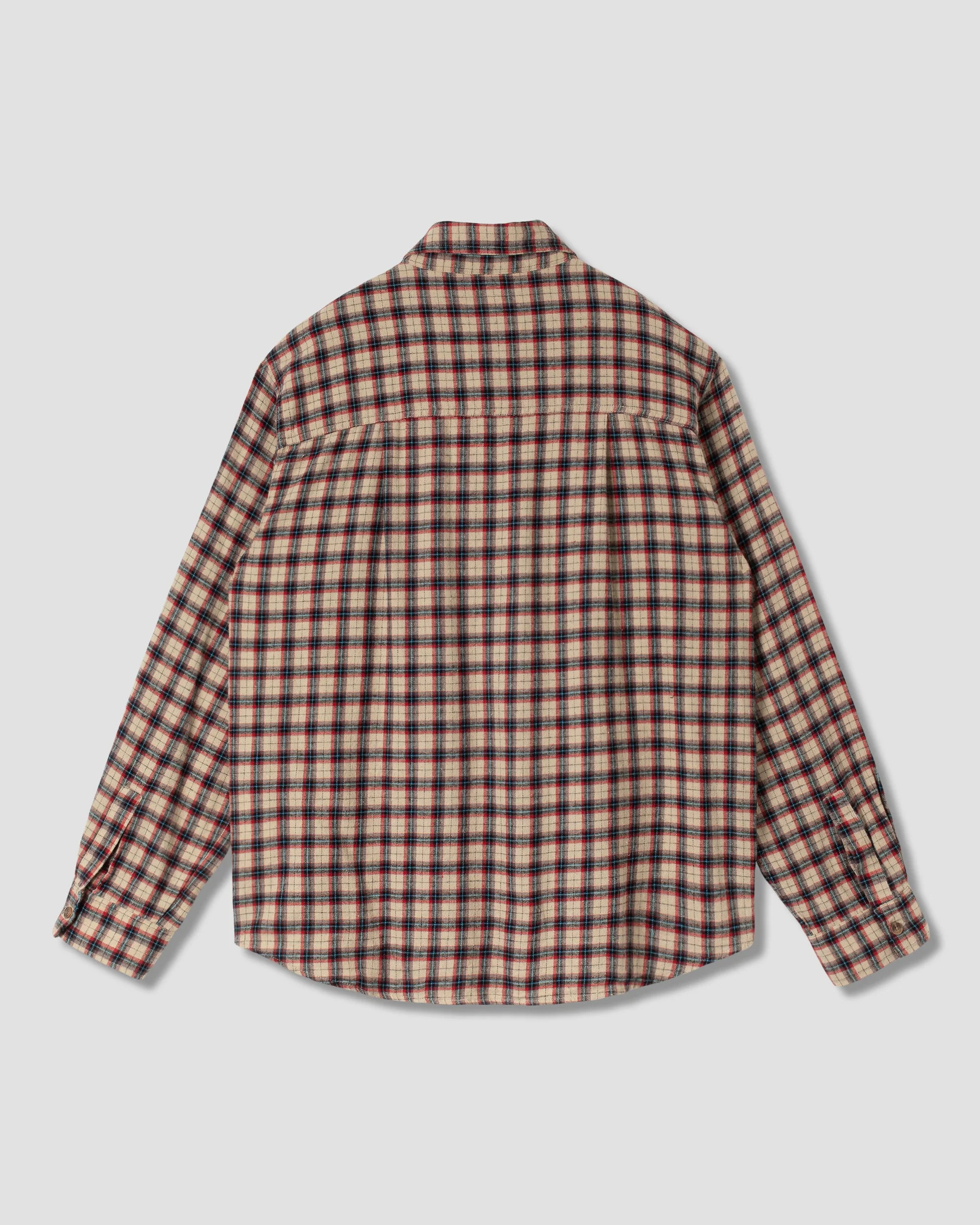 Flannel Shirt - Easy Natural Plaid - Image 2
