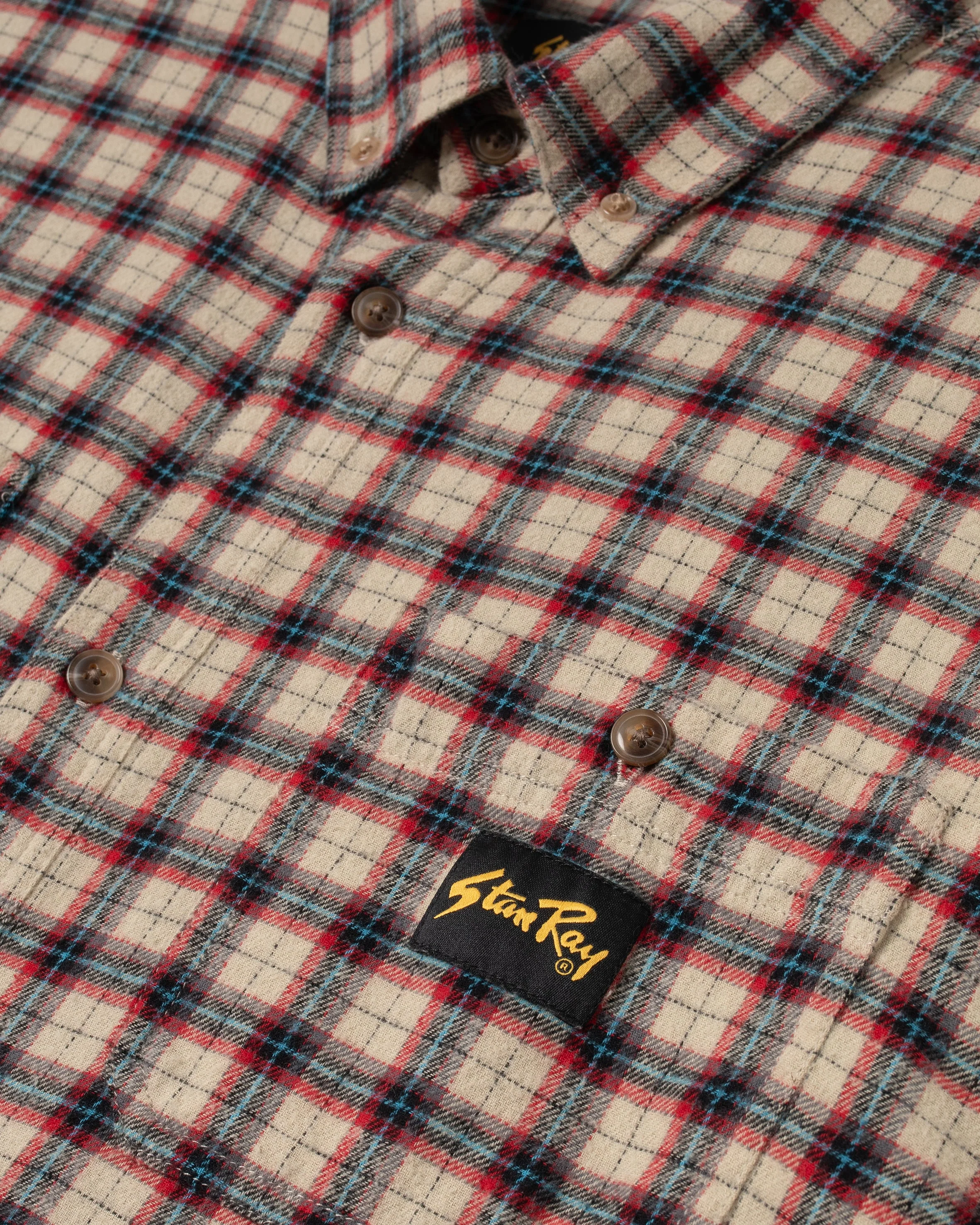 Flannel Shirt - Easy Natural Plaid - Image 5