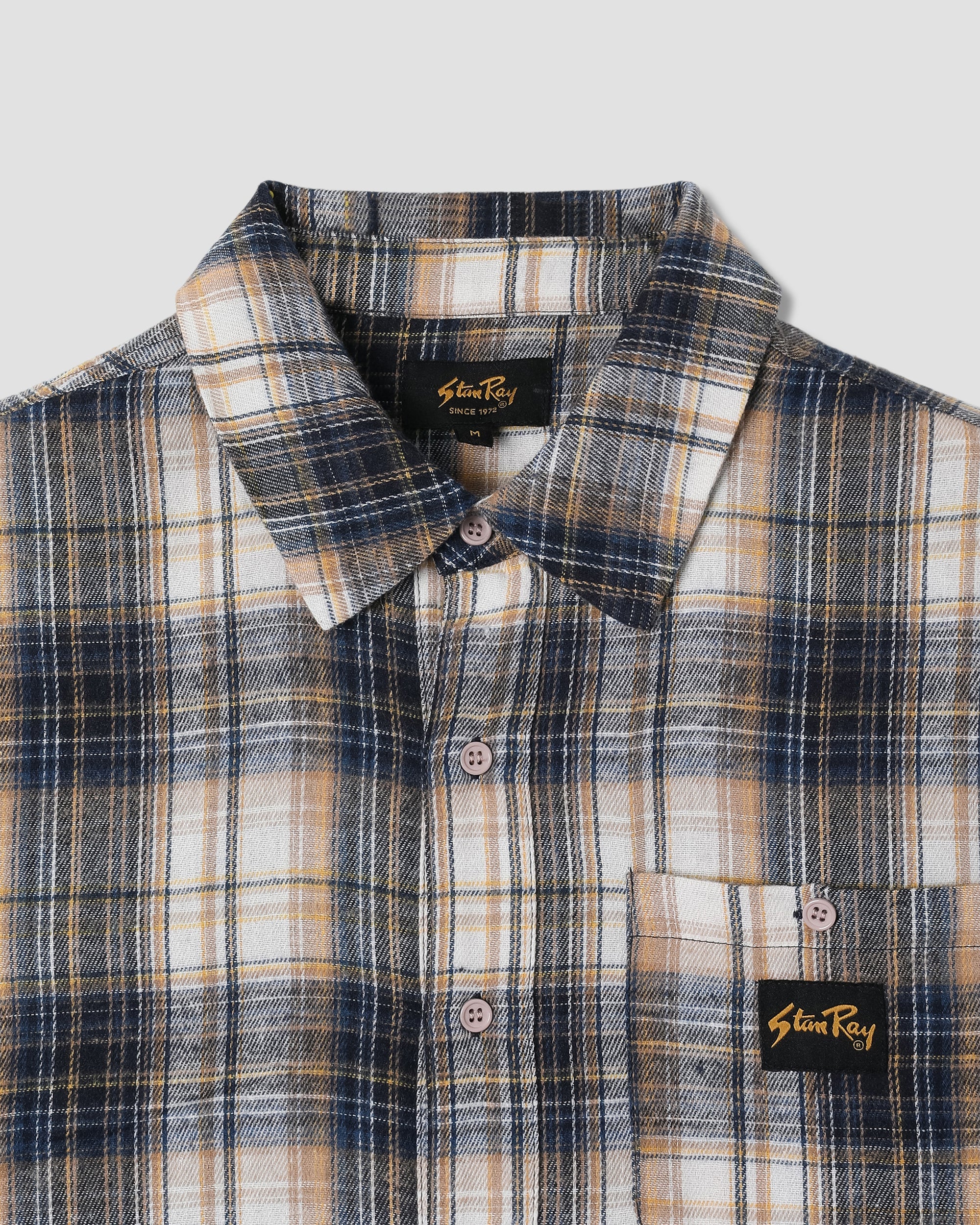 Flannel Shirt - Navy Plaid - Image 4