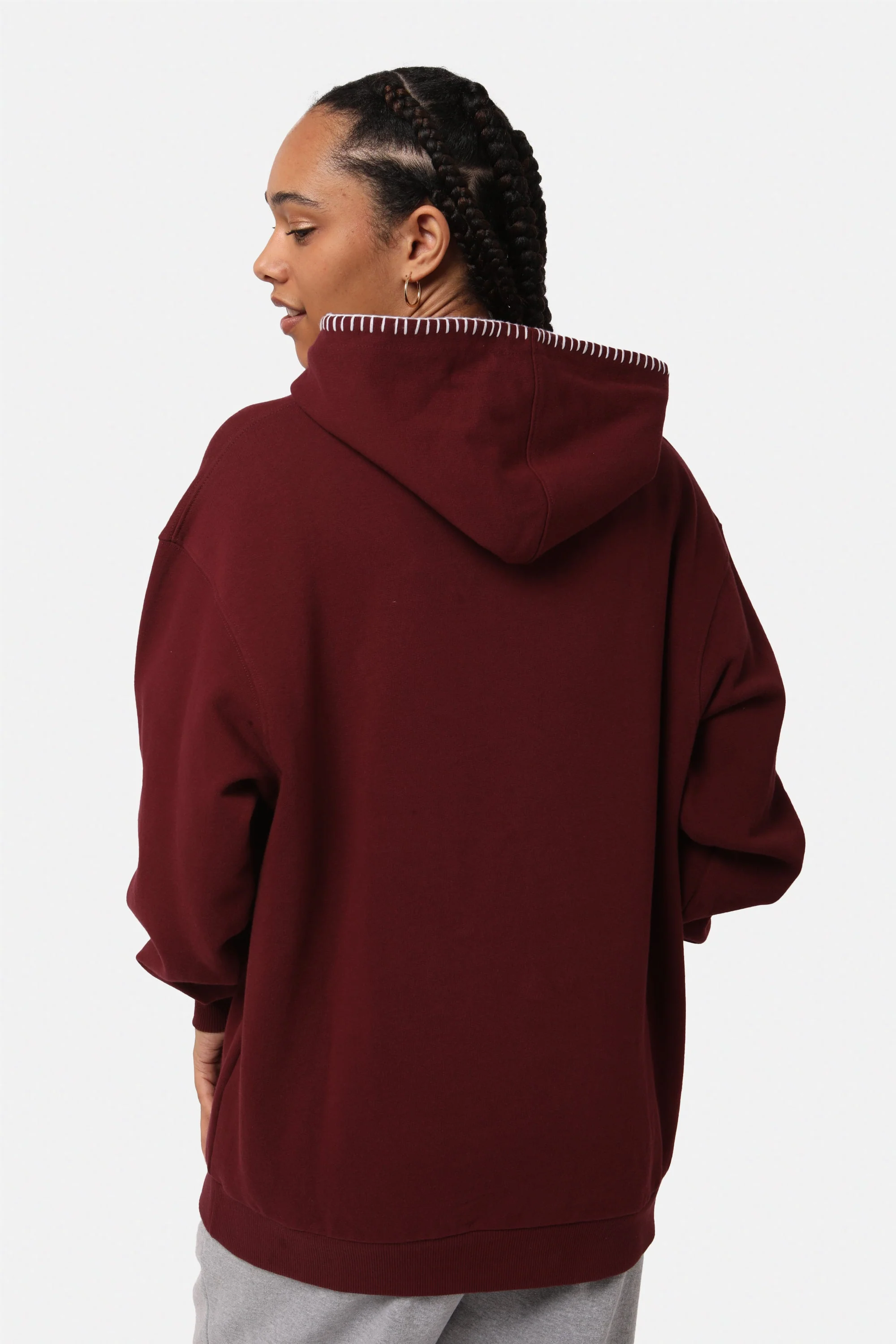 Sweat Flocon - Burgundy - Image 4