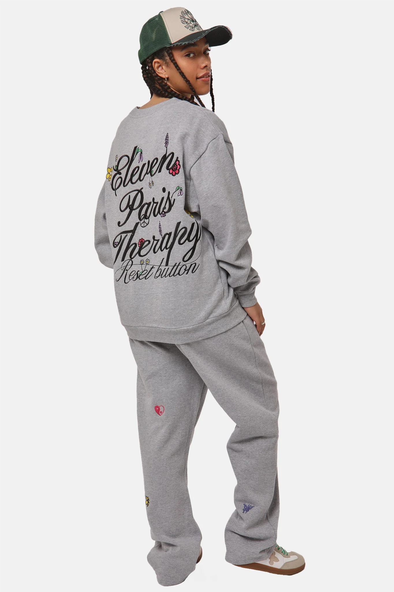Sweat Flora - Grey Melanged - Image 6