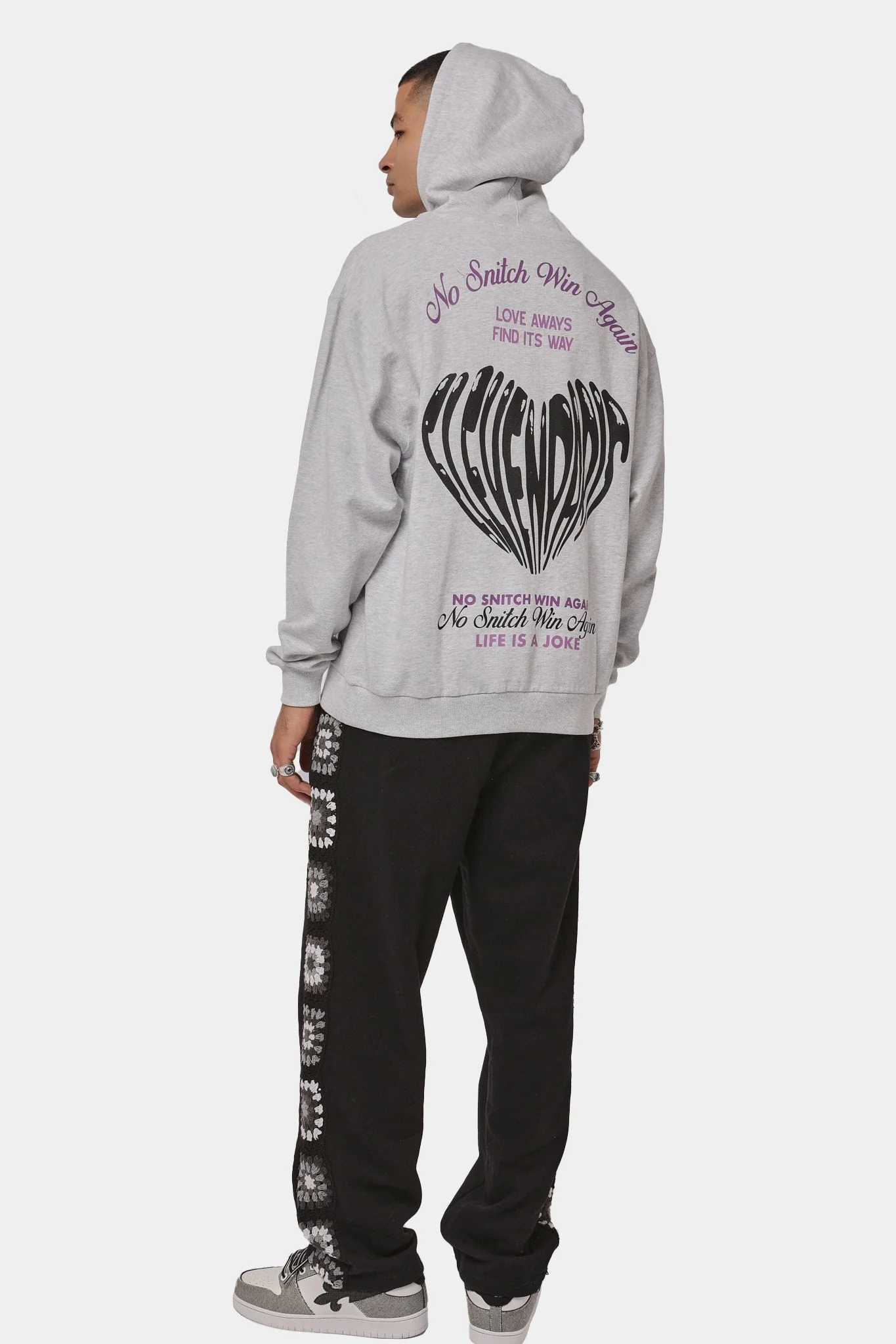 Sweat Focaccia - Light Grey Melanged - Image 6