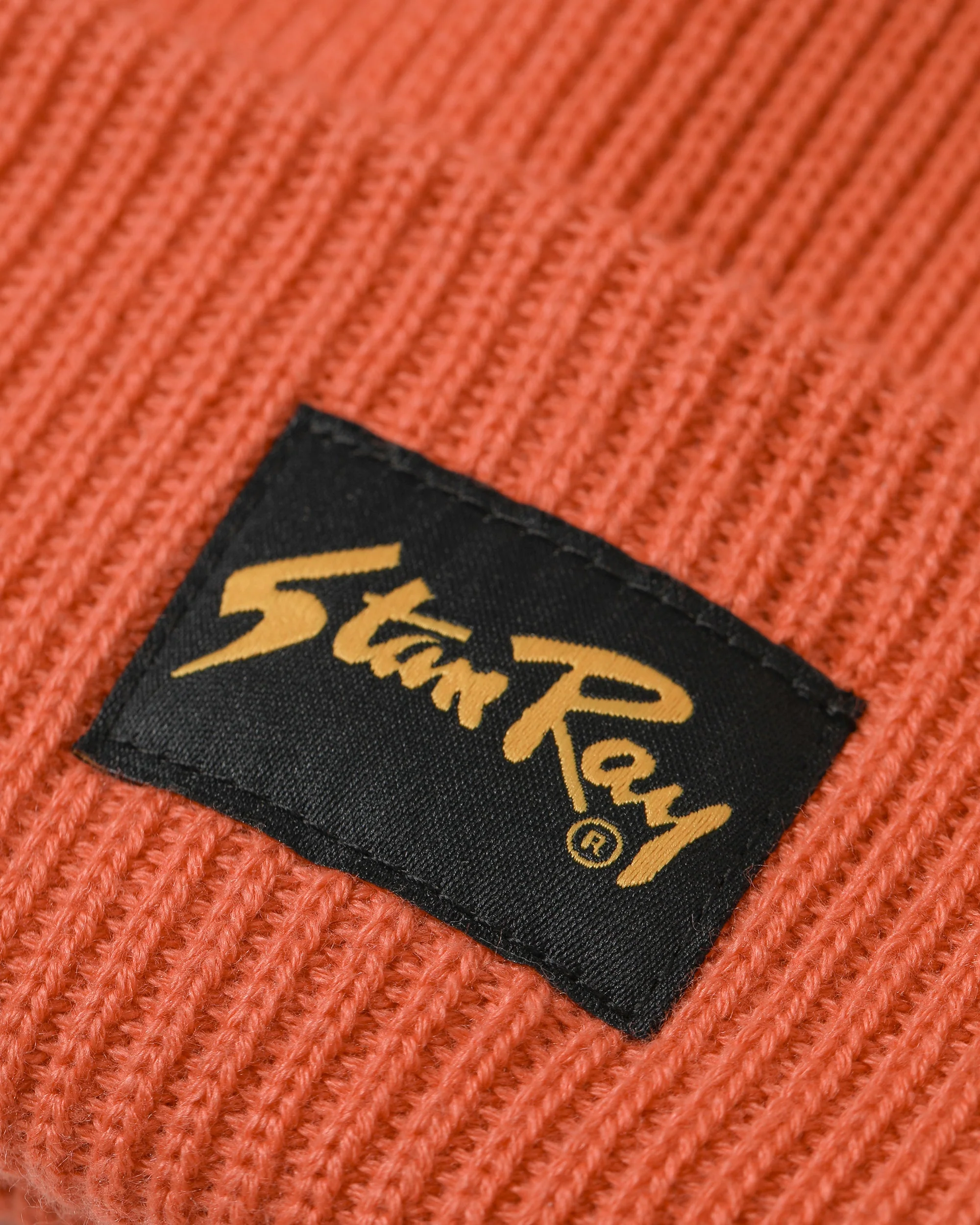Fold Beanie - Washed Red - Image 2