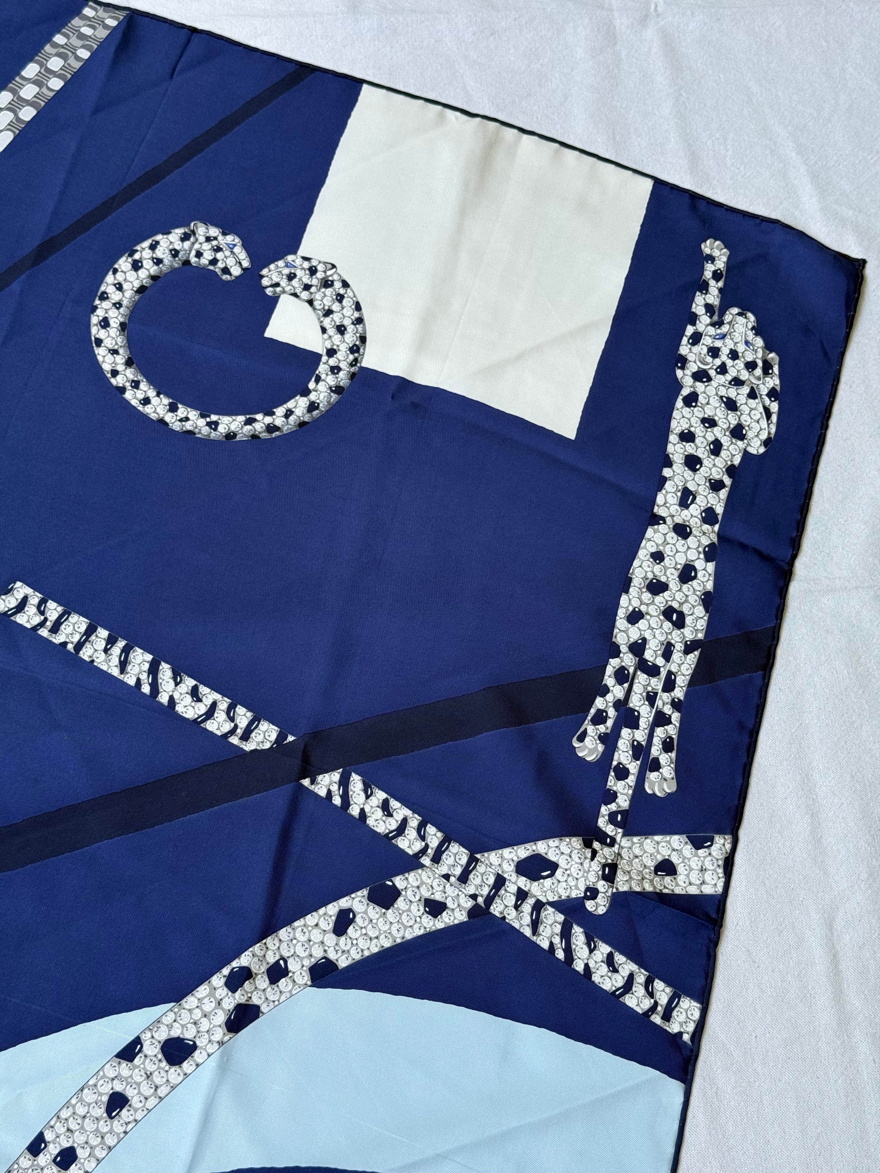 Foulard Cartier – Graphique Et Panthère - Image 6