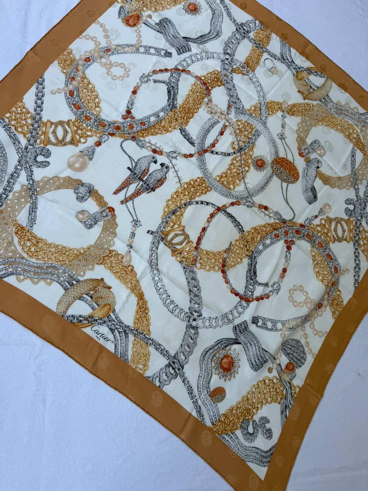 Foulard Cartier – Motif Bijouterie - Image 3