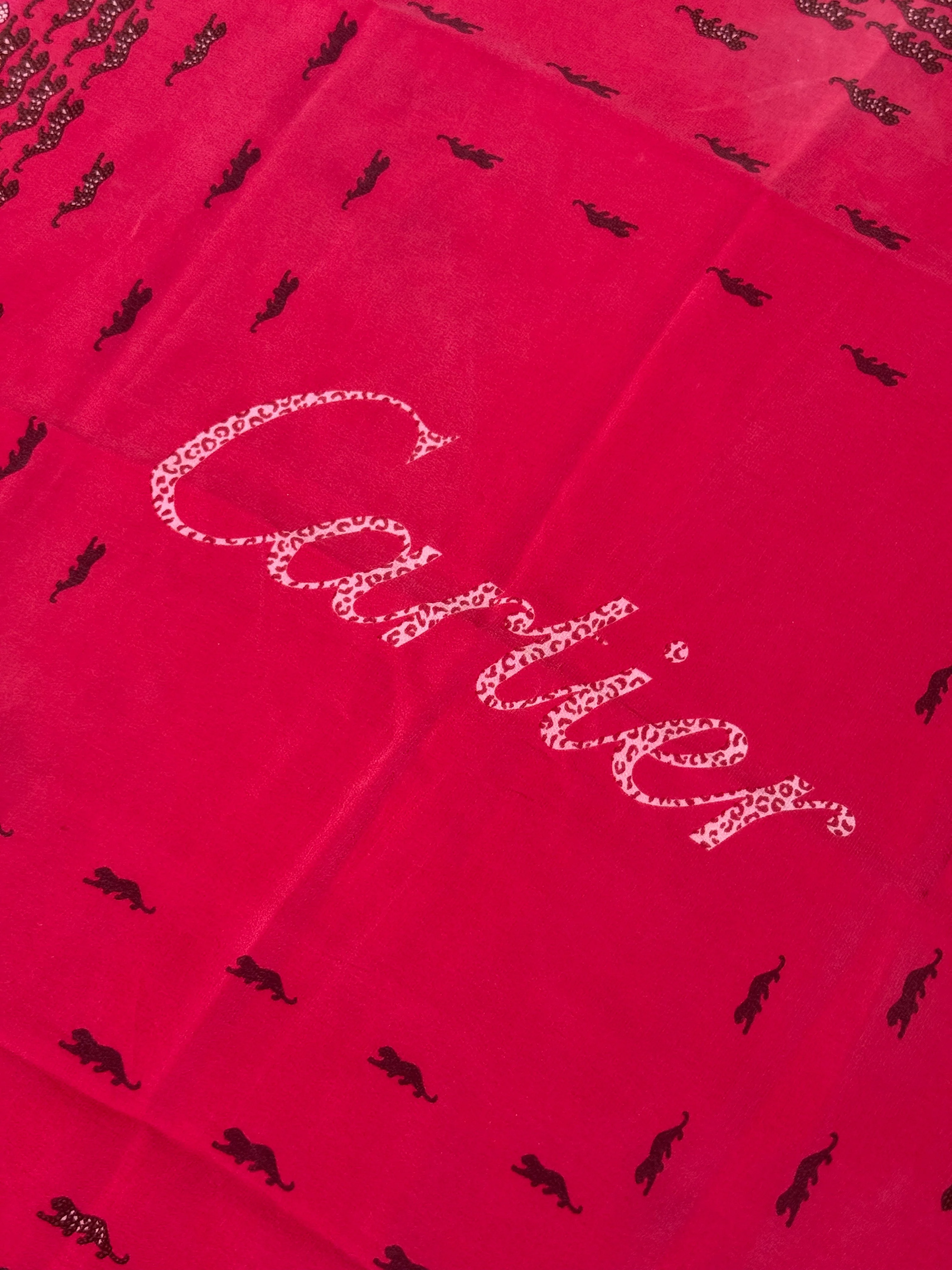 Foulard Cartier – Motifs Panthères - Image 5