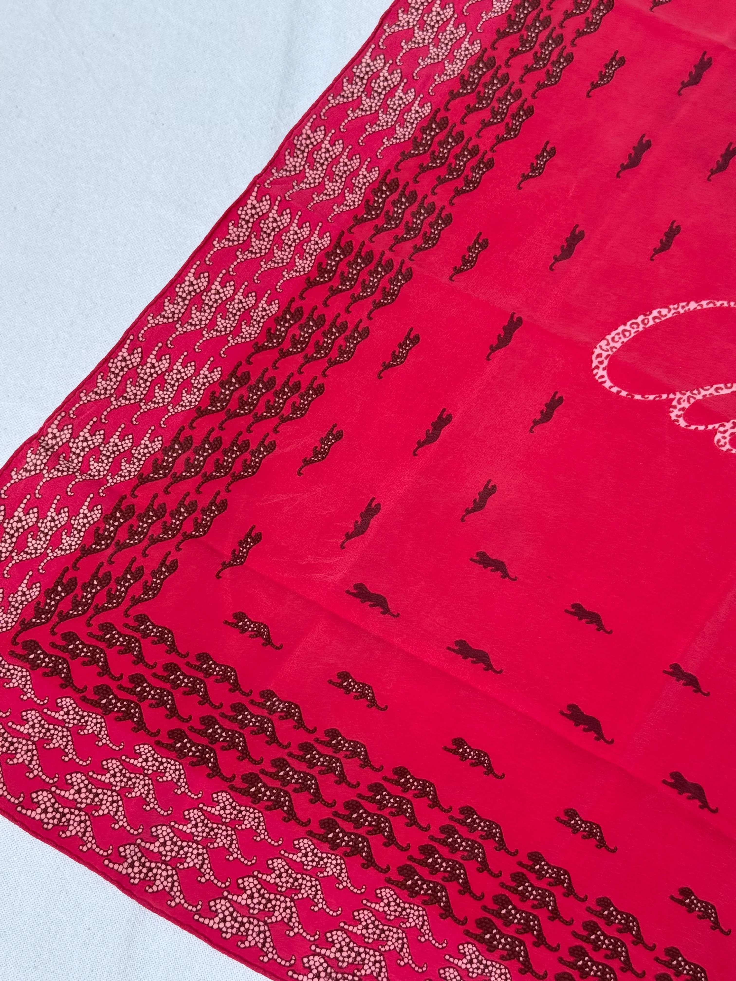 Foulard Cartier – Motifs Panthères - Image 6