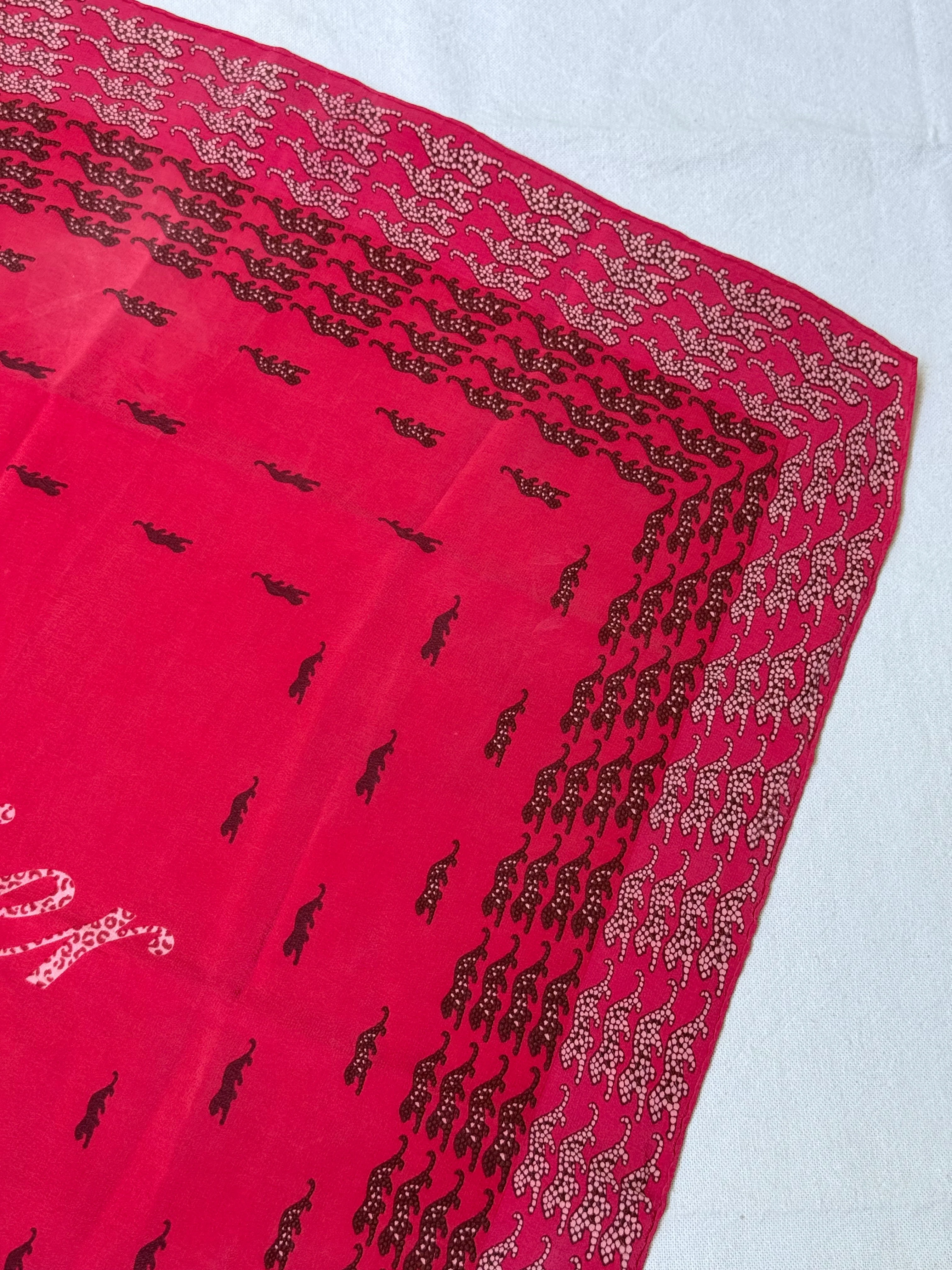 Foulard Cartier – Motifs Panthères - Image 7