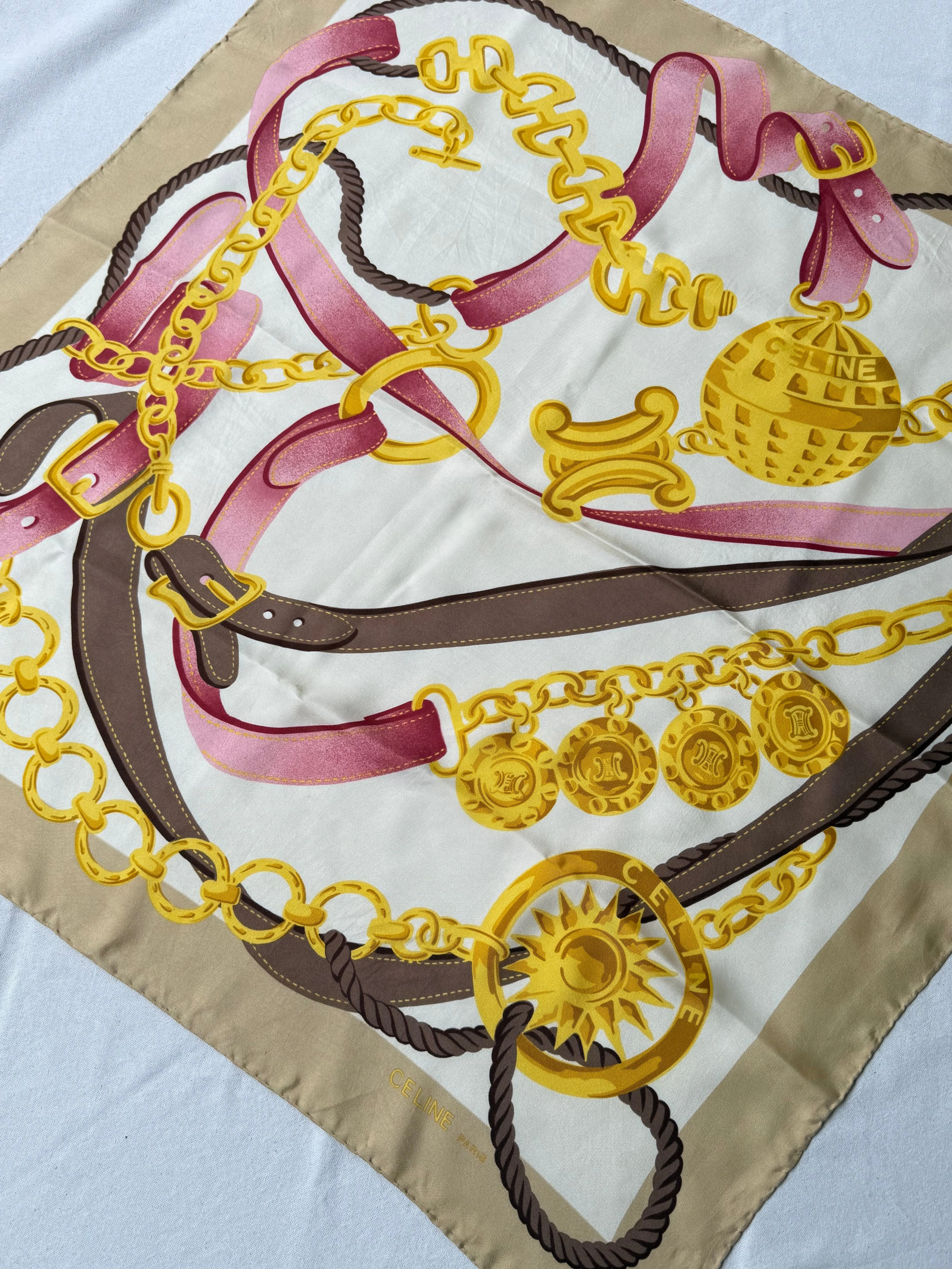 Foulard Céline – Chaînes Et Harnais - Image 3