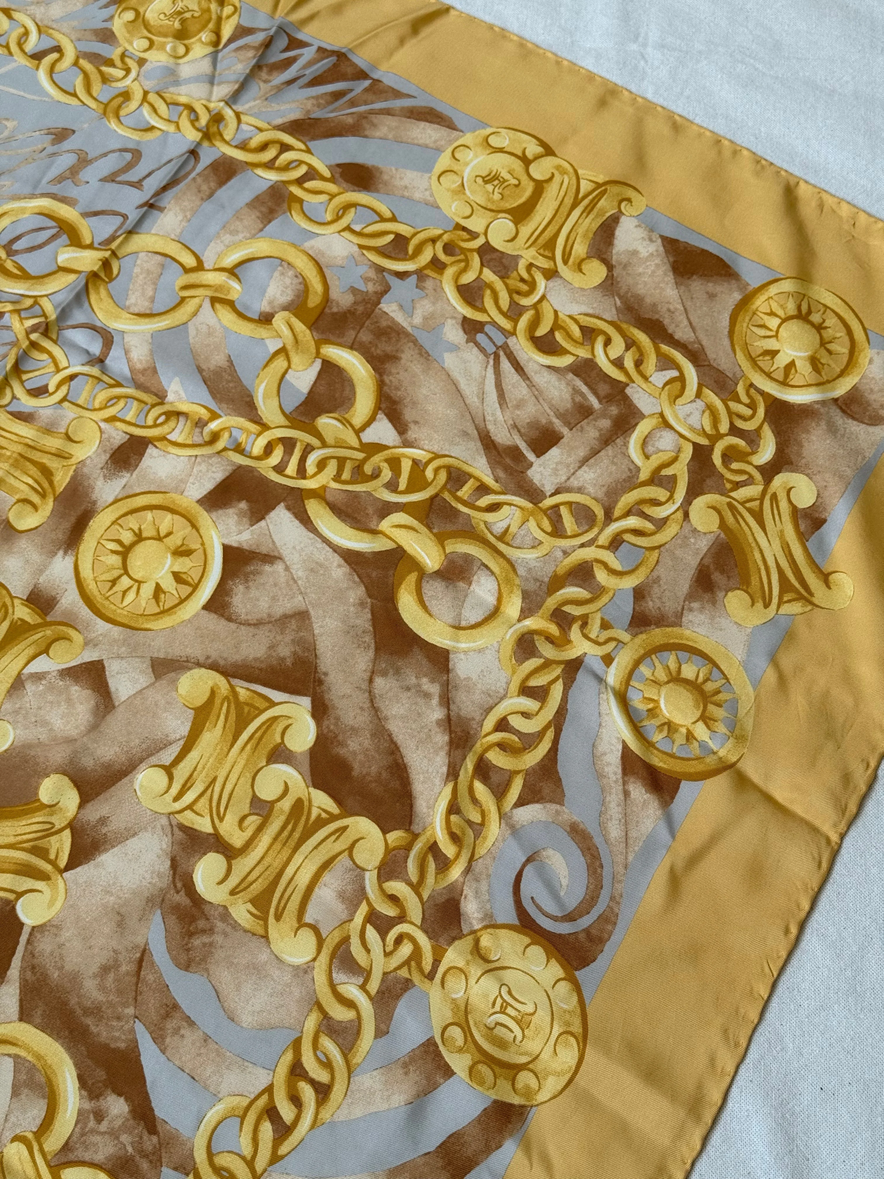 Foulard Céline – Chaînes Et Médaillons - Image 5