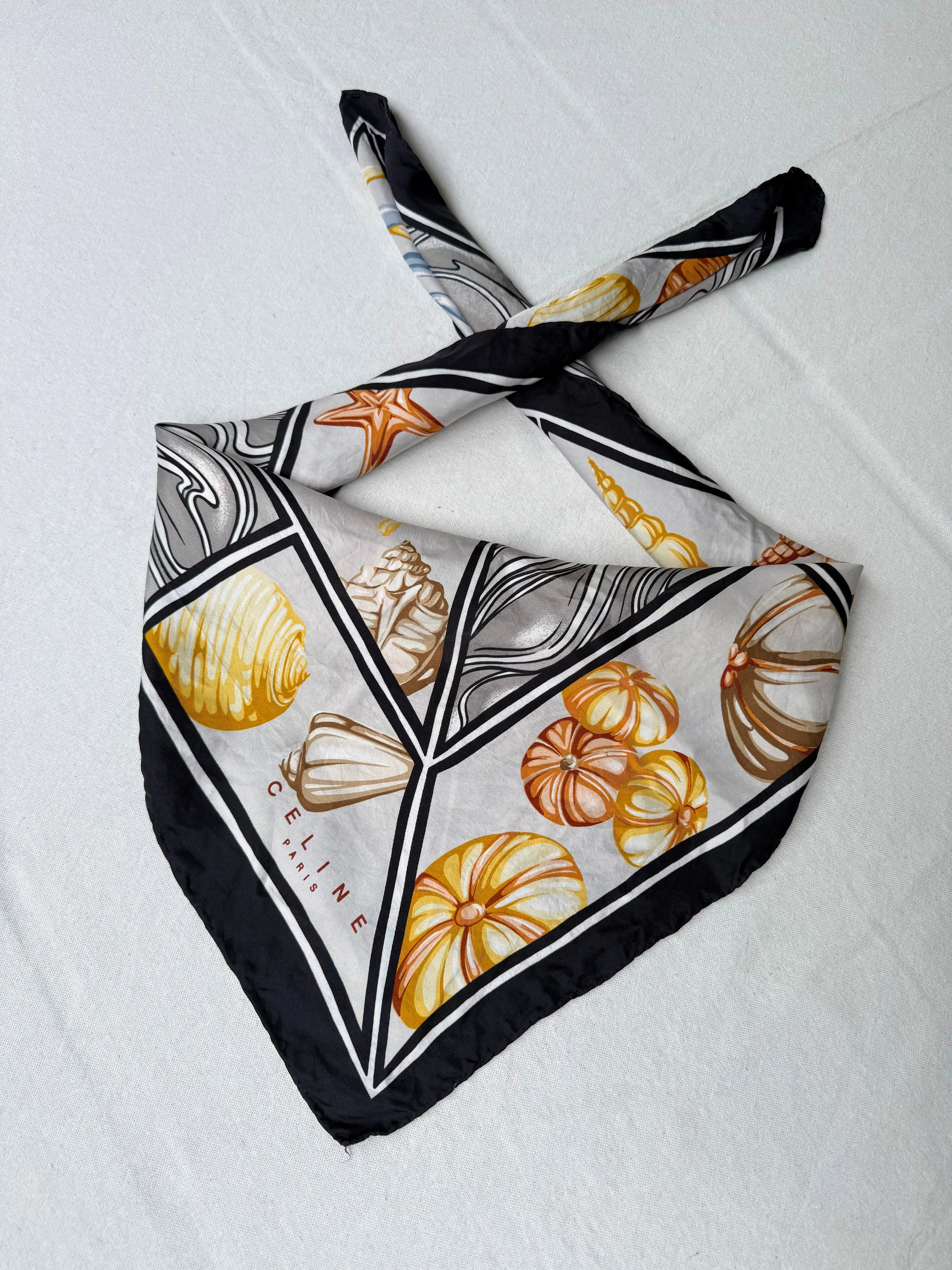 Foulard Céline – Coquillages - Image 2