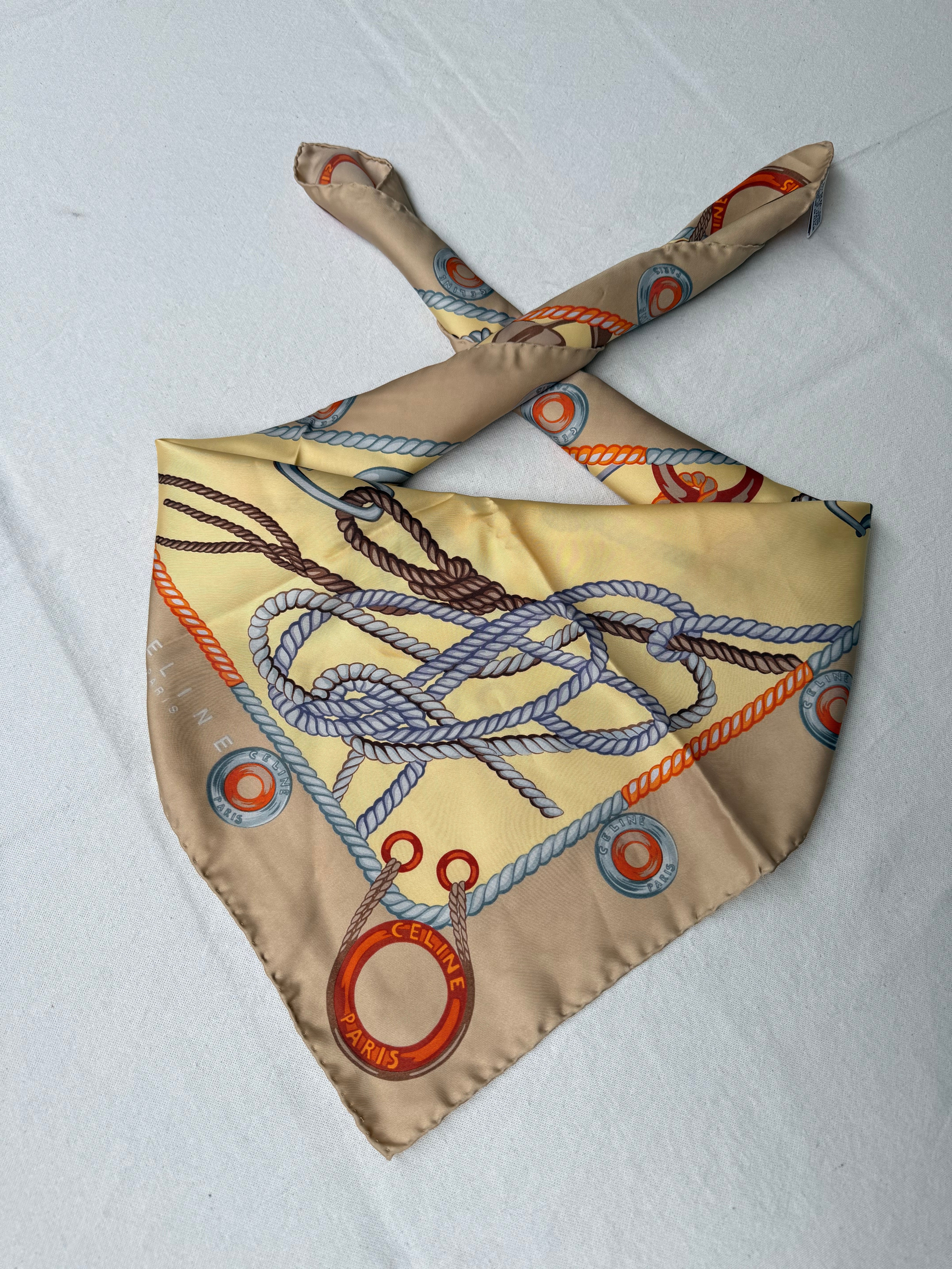 Foulard Céline – Cordages Et Chaînes - Image 2