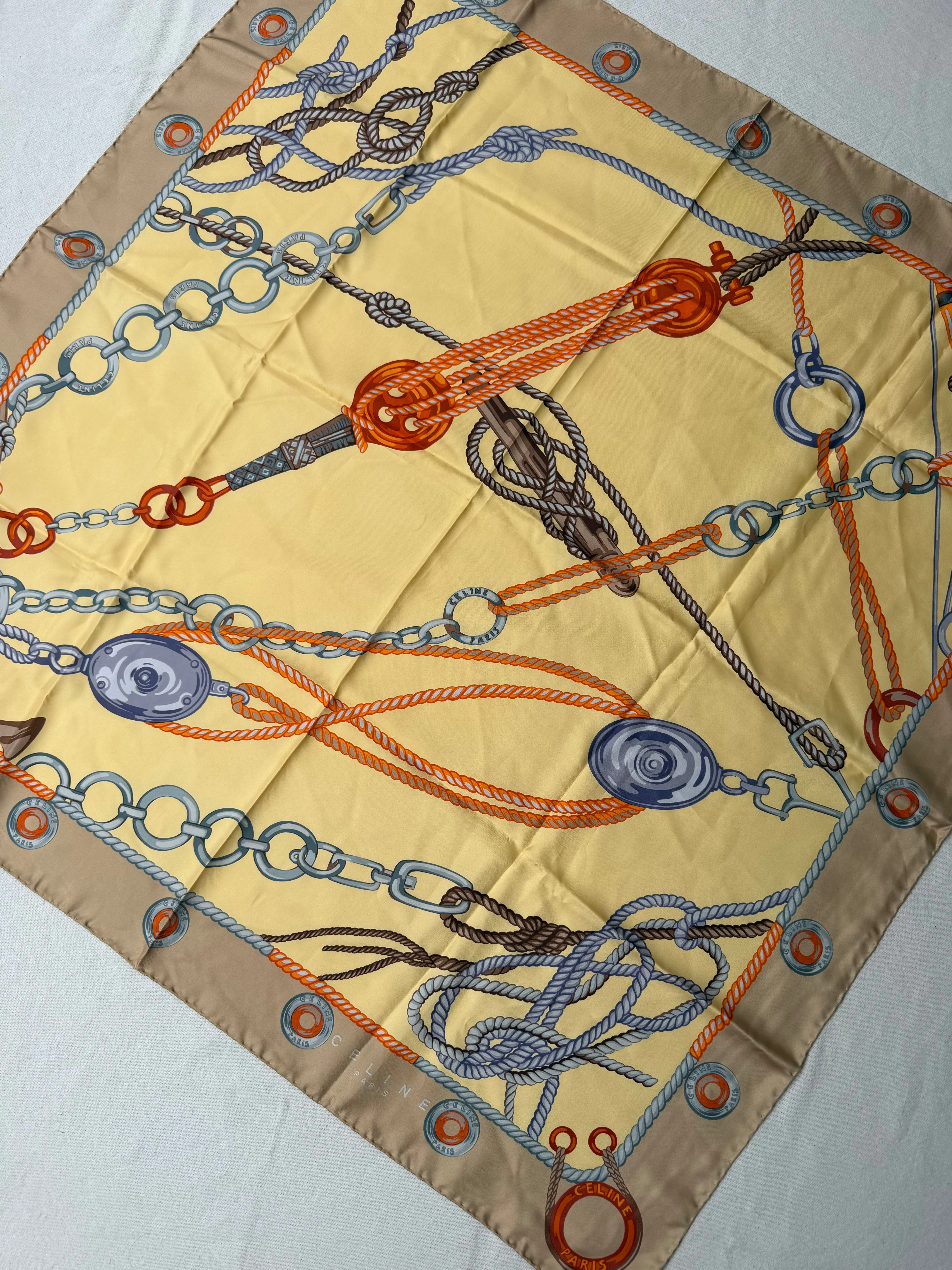 Foulard Céline – Cordages Et Chaînes - Image 3