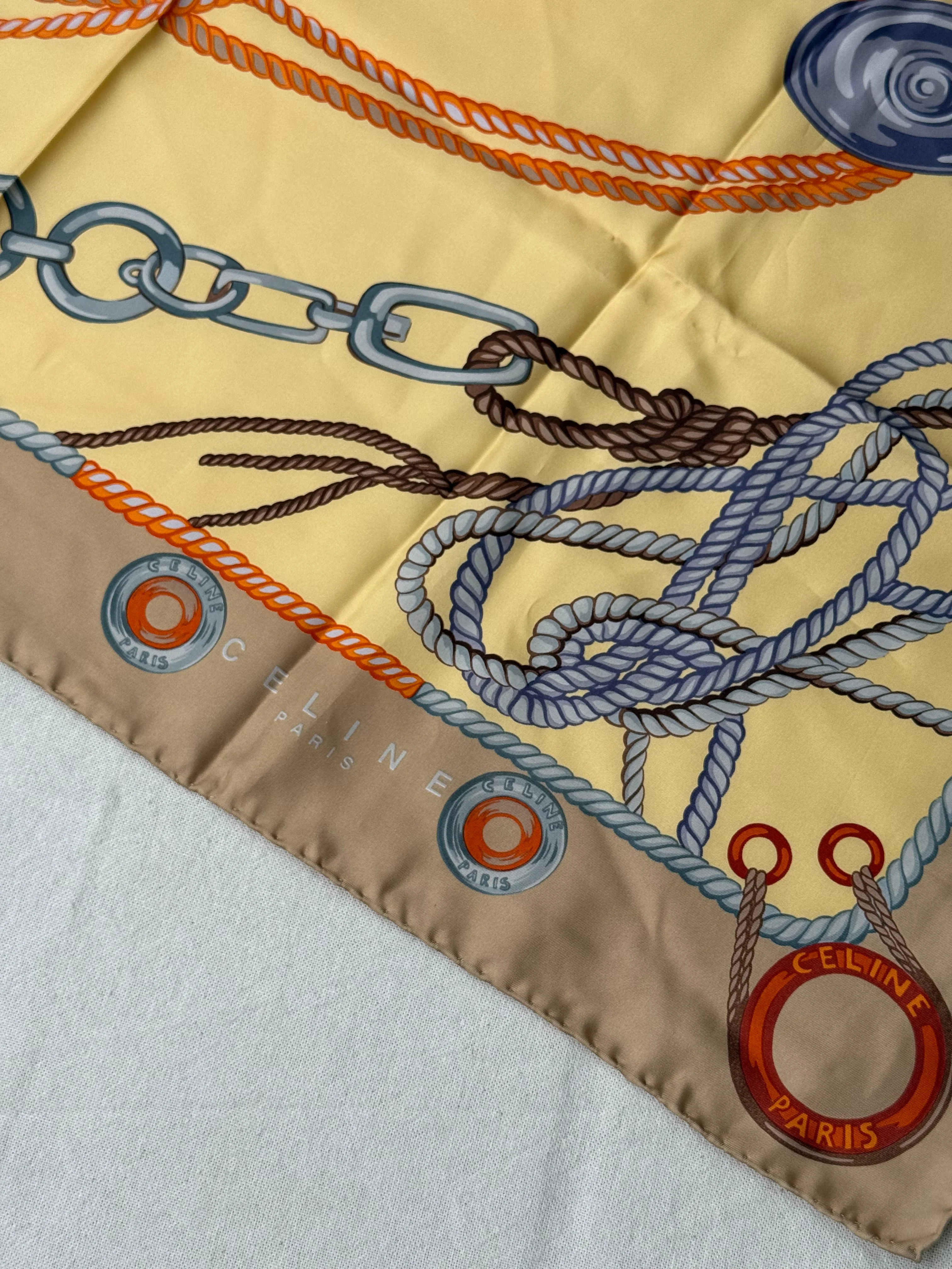 Foulard Céline – Cordages Et Chaînes - Image 4