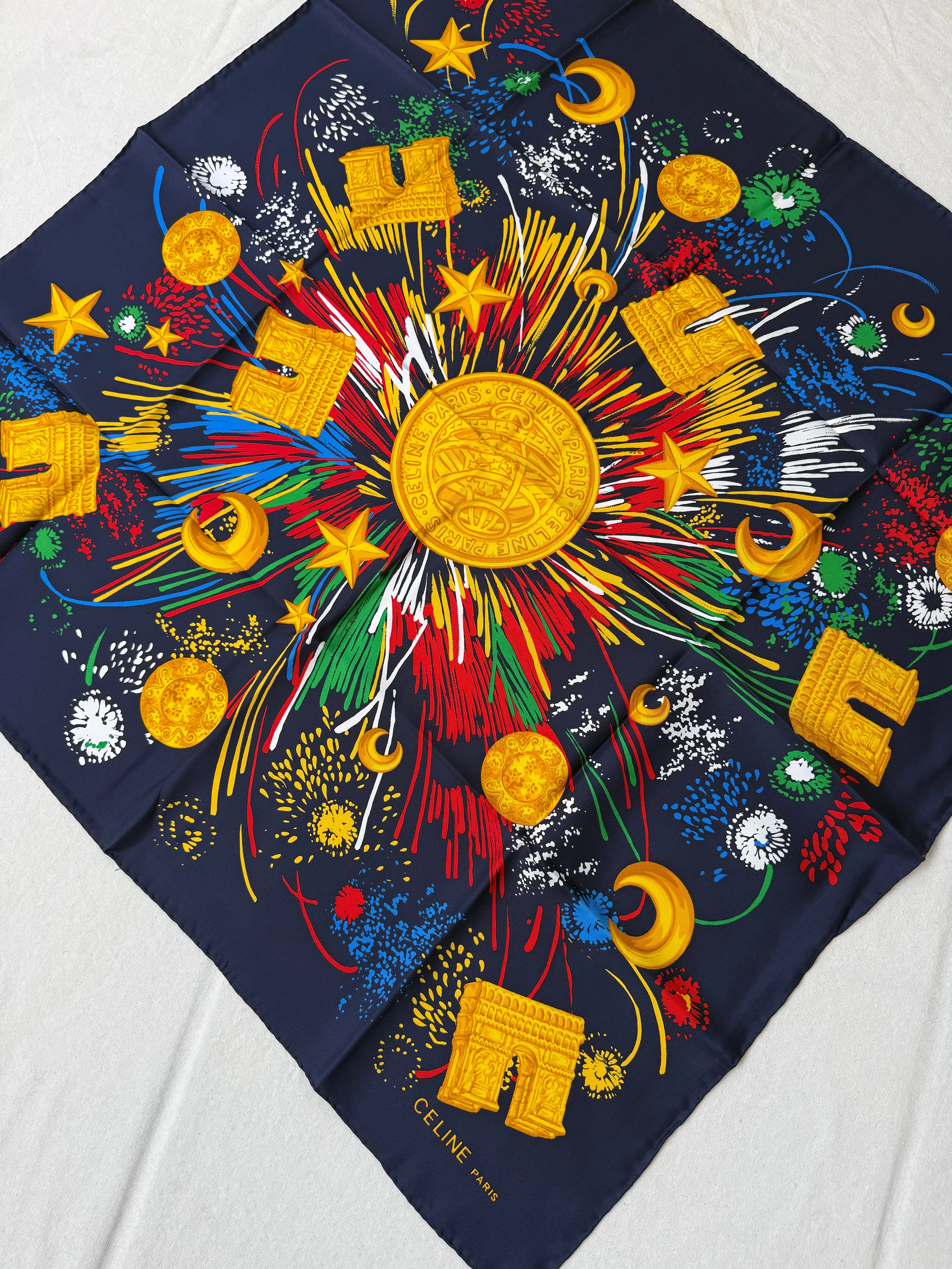 Foulard Céline – Feux D’Artifice - Image 3