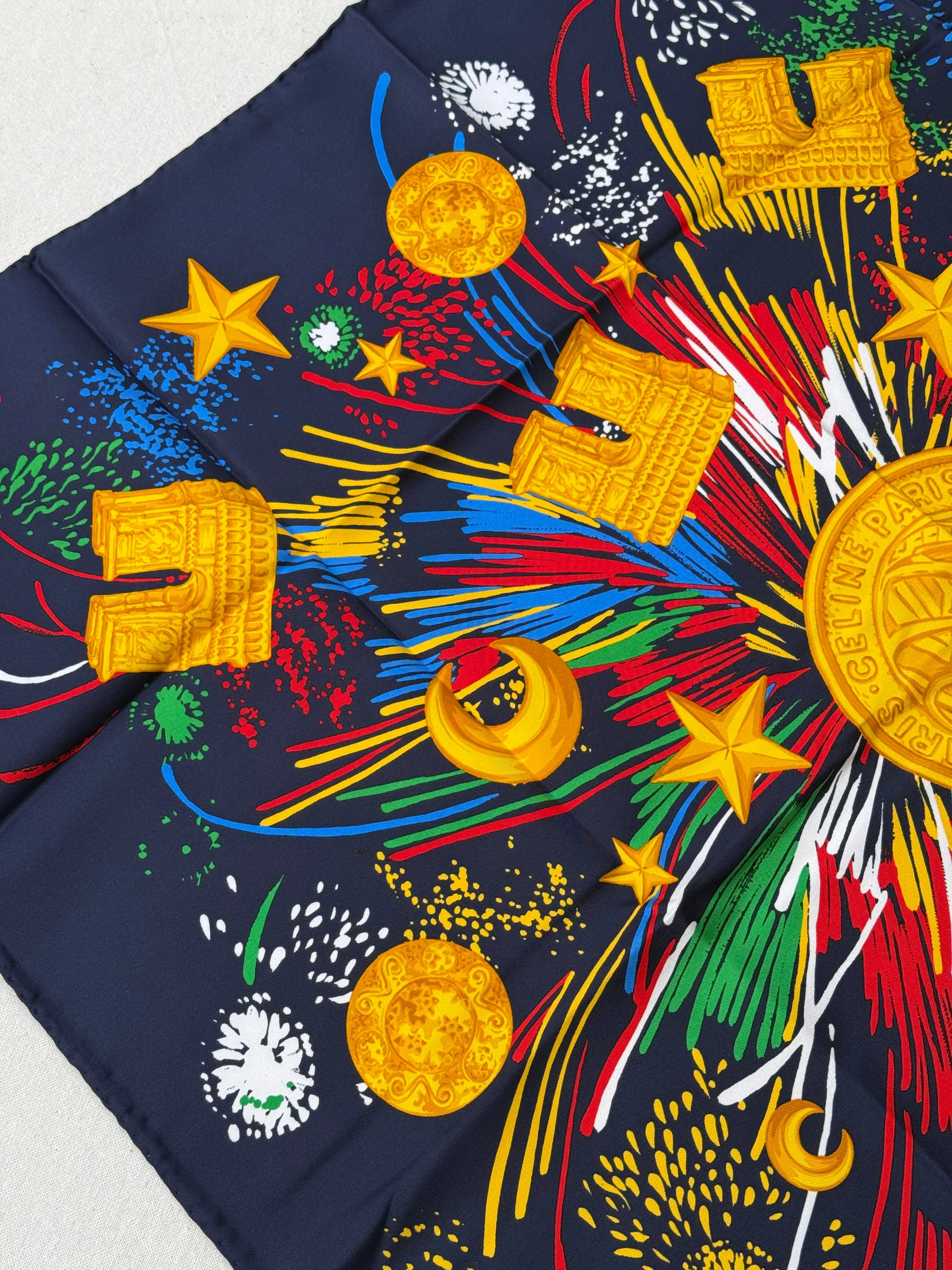 Foulard Céline – Feux D’Artifice - Image 5