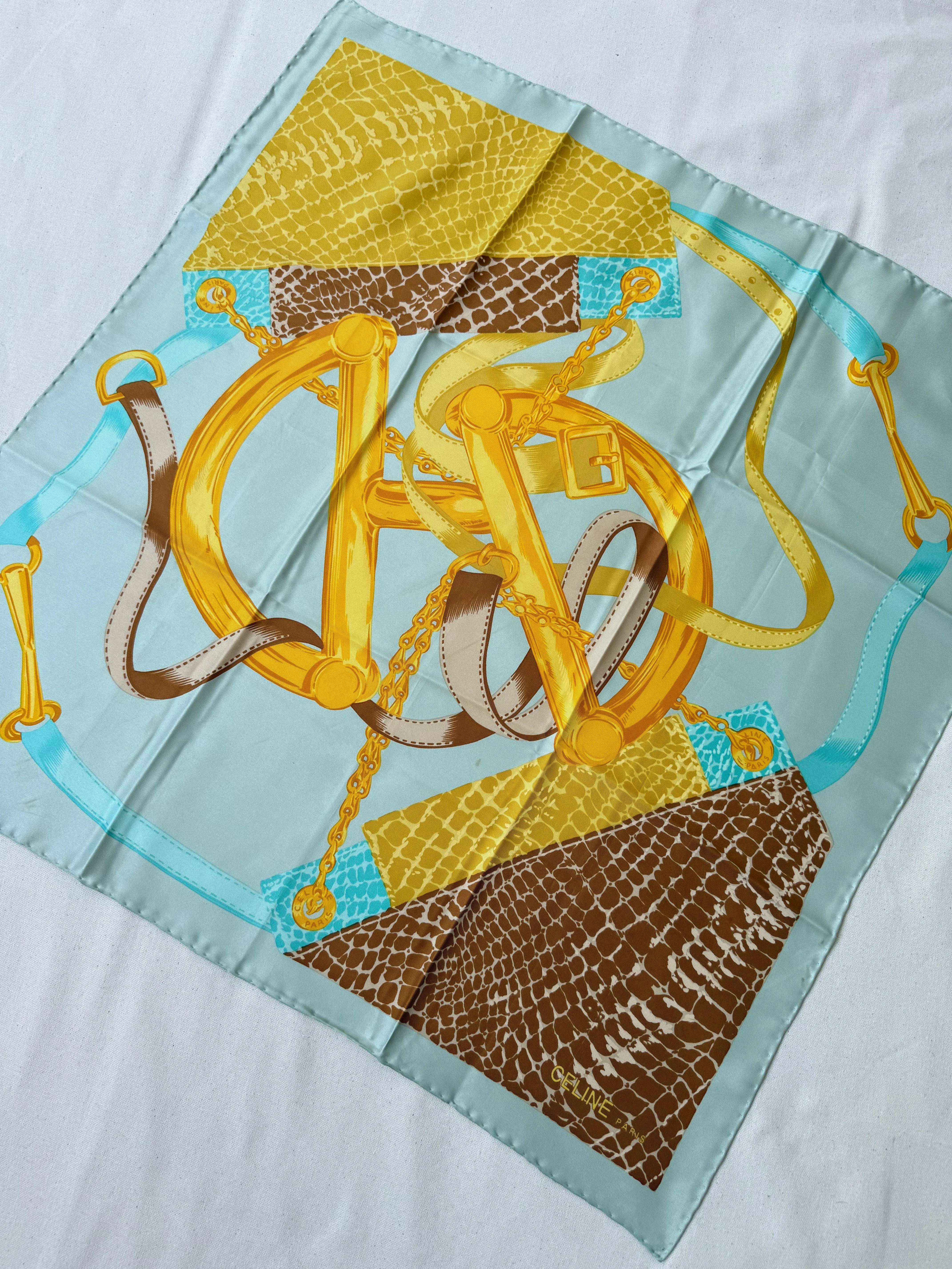 Céline - Foulard - Modèle Étriers Et Serpent - Image 3