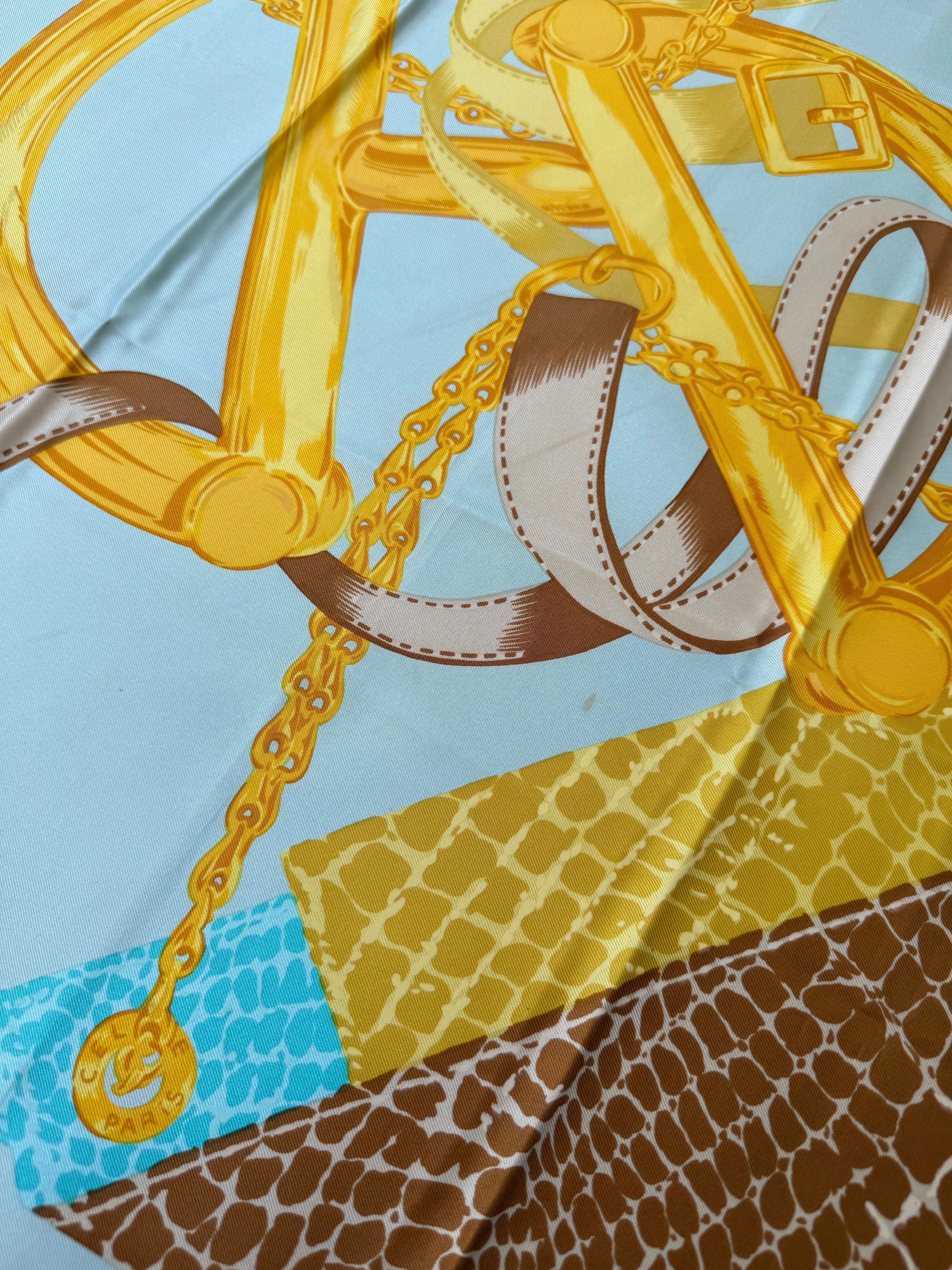 Céline - Foulard - Modèle Étriers Et Serpent - Image 5