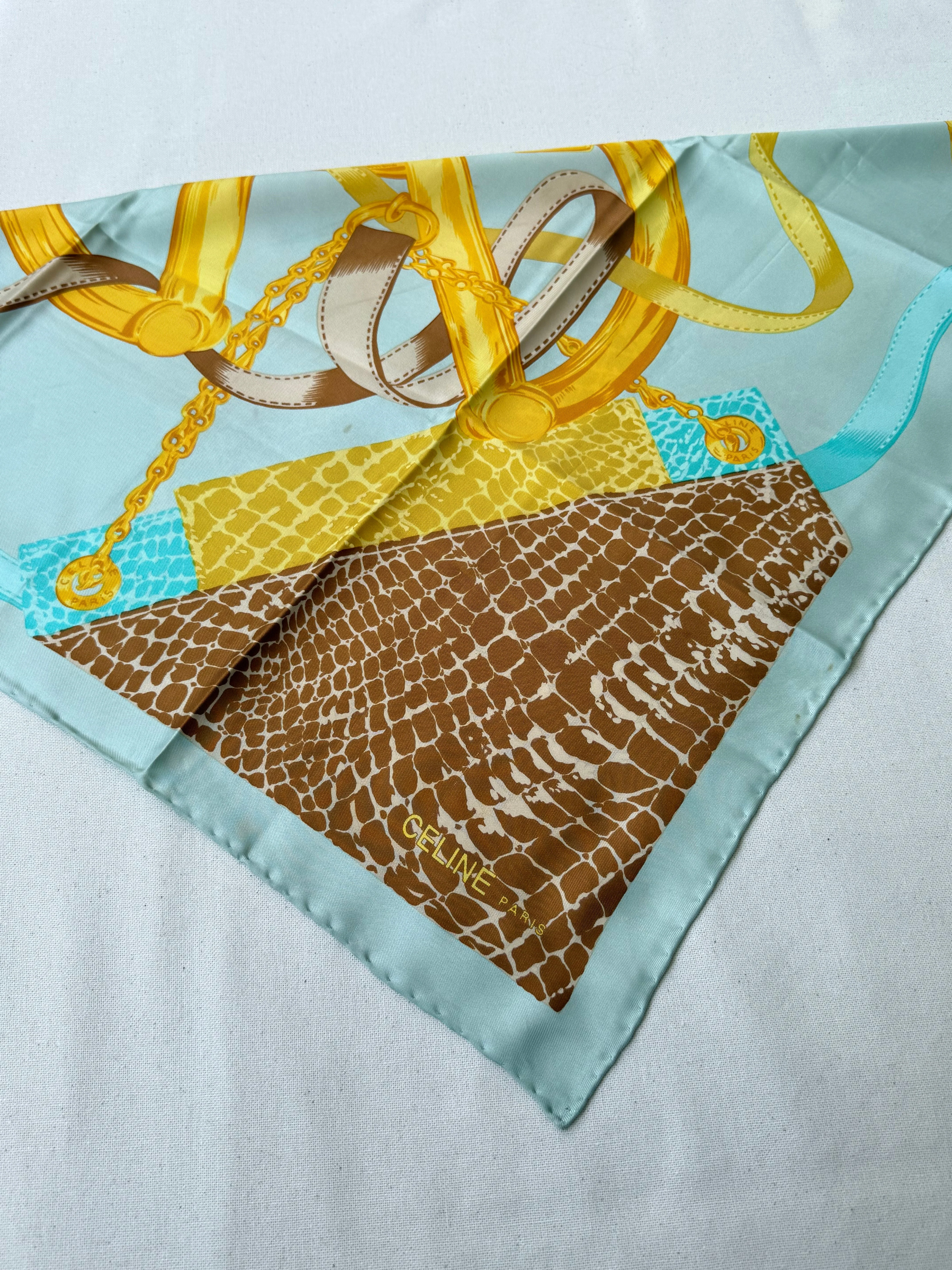 Céline - Foulard - Modèle Étriers Et Serpent - Image 7