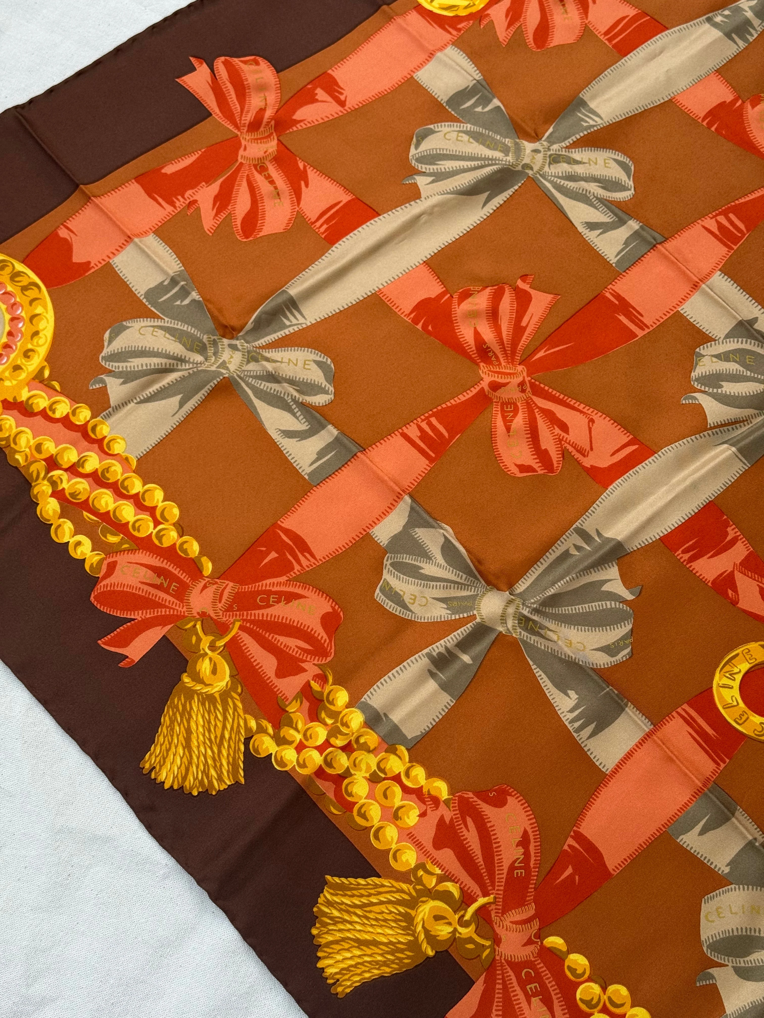 Foulard Céline – Motifs Nœuds - Image 5